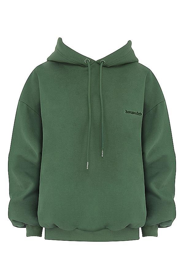 Halo  moss oversized hoodie Product Image