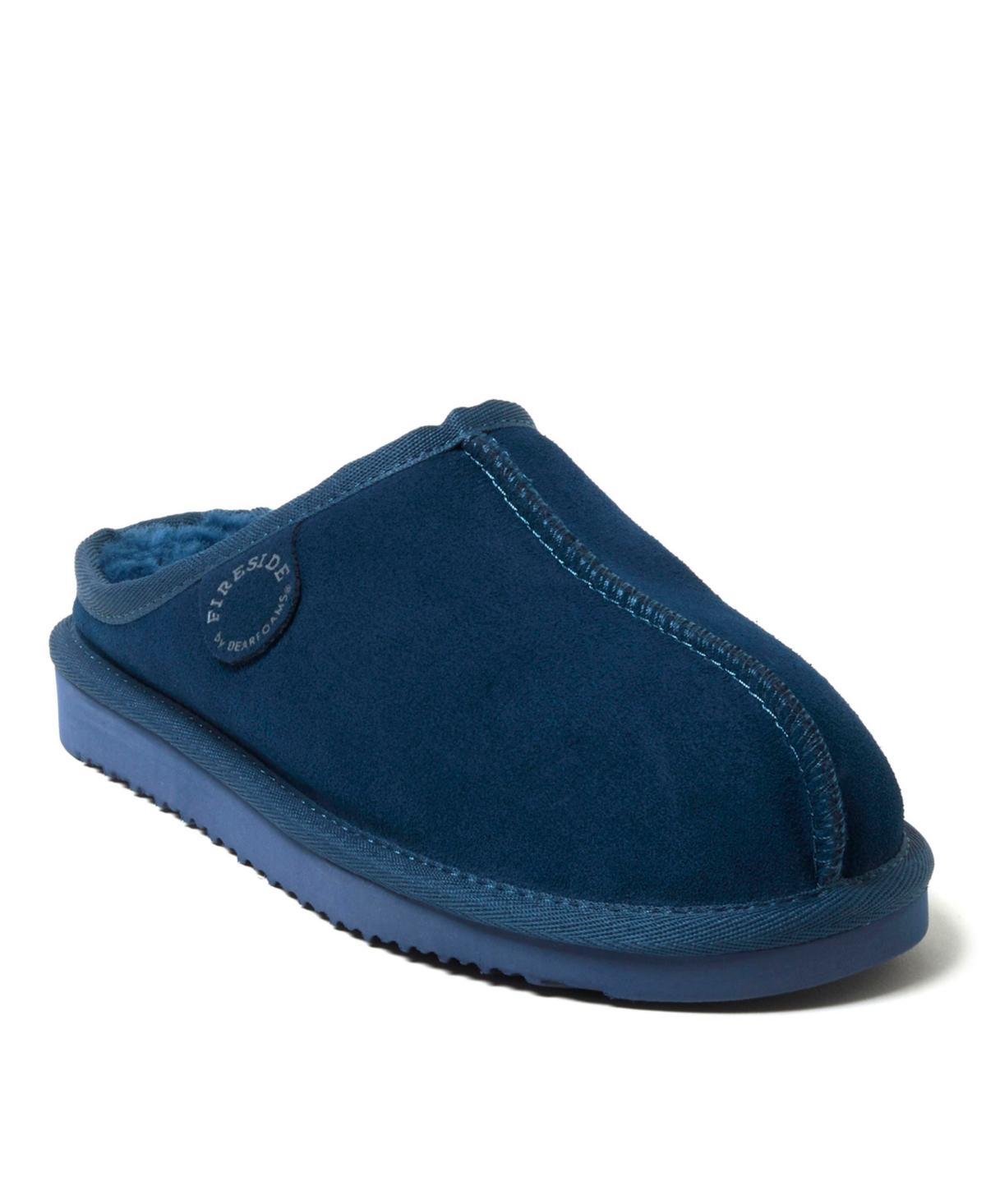 Women's Fireside By Dearfoams Greta Wool-Lined Clog Slippers, Size: 9, Black Product Image