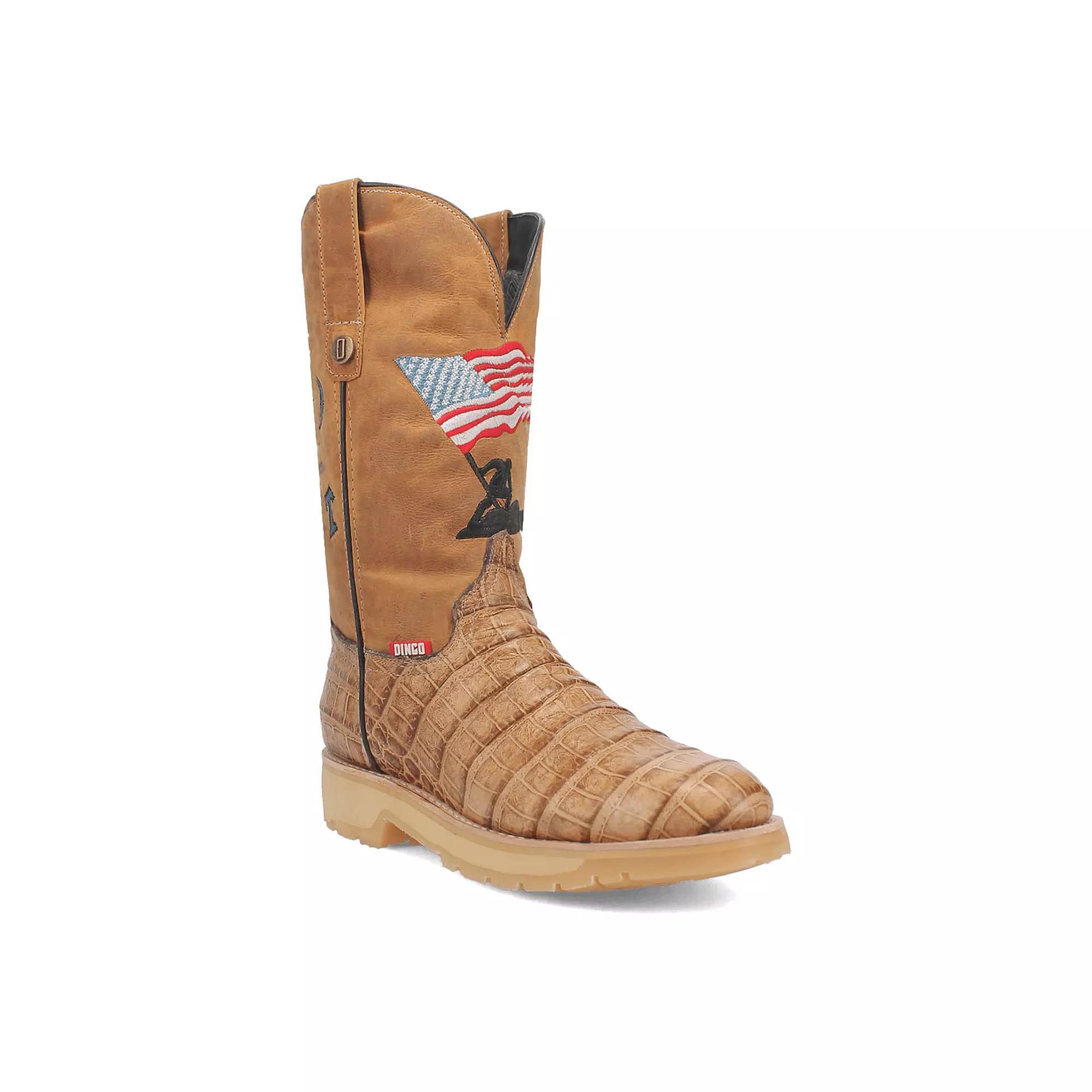 Dingo Patriot Men's Leather Boots, Size: 10 Product Image