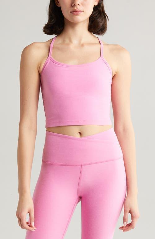 Beyond Yoga Spacedye Slim Racerback Cropped Tank Birch Heather XXS Product Image