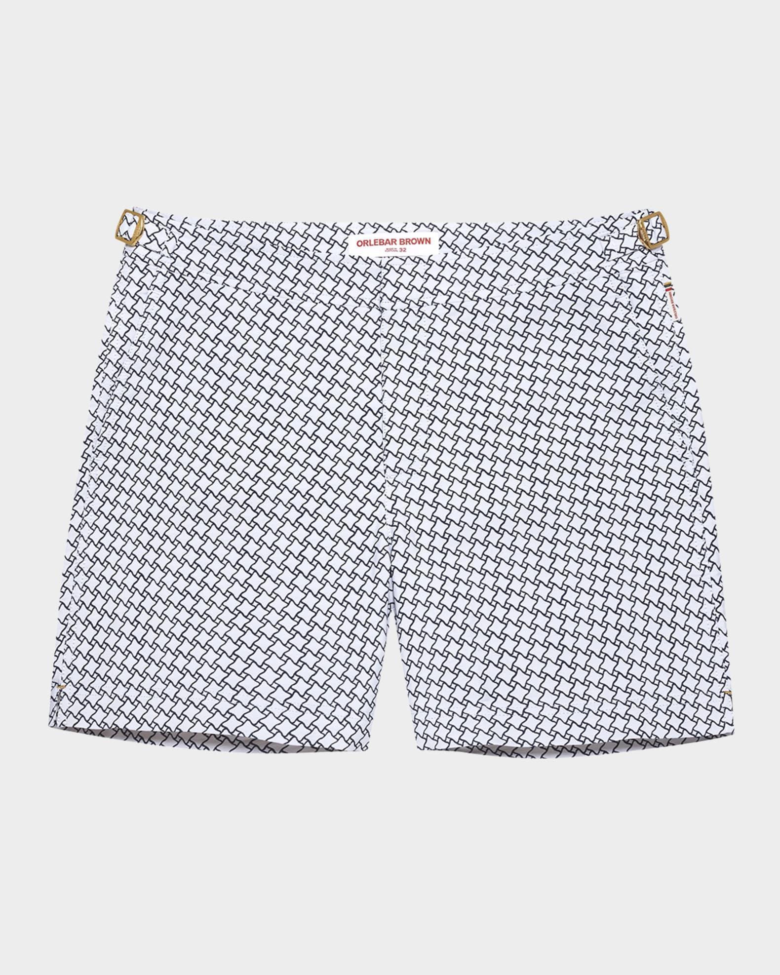 Men's Bulldog Jacquard Swim Shorts Product Image
