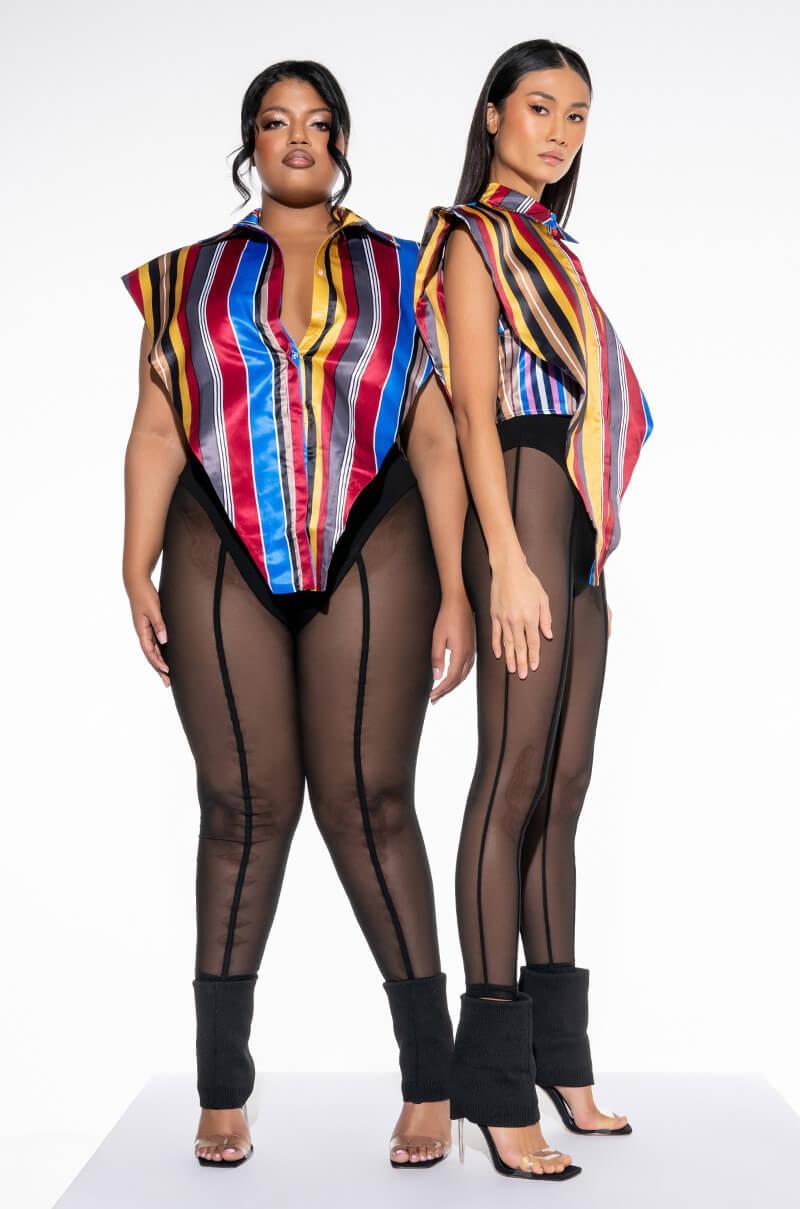 YOUR MUSE BUTTON UP BLOUSE Product Image