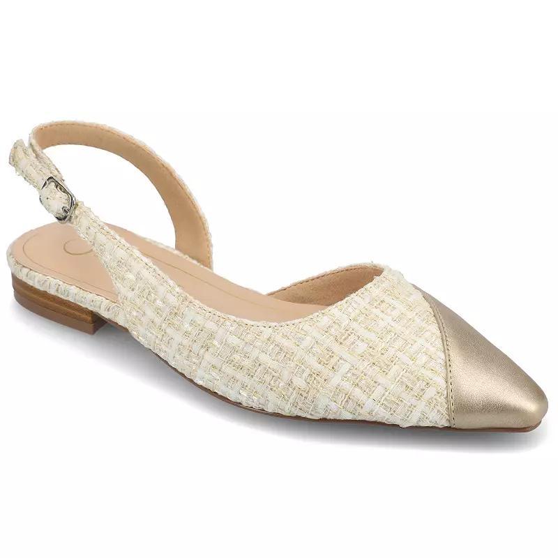 Journee Tru Comfort Foam Daphnne Womens Flats Beige Product Image