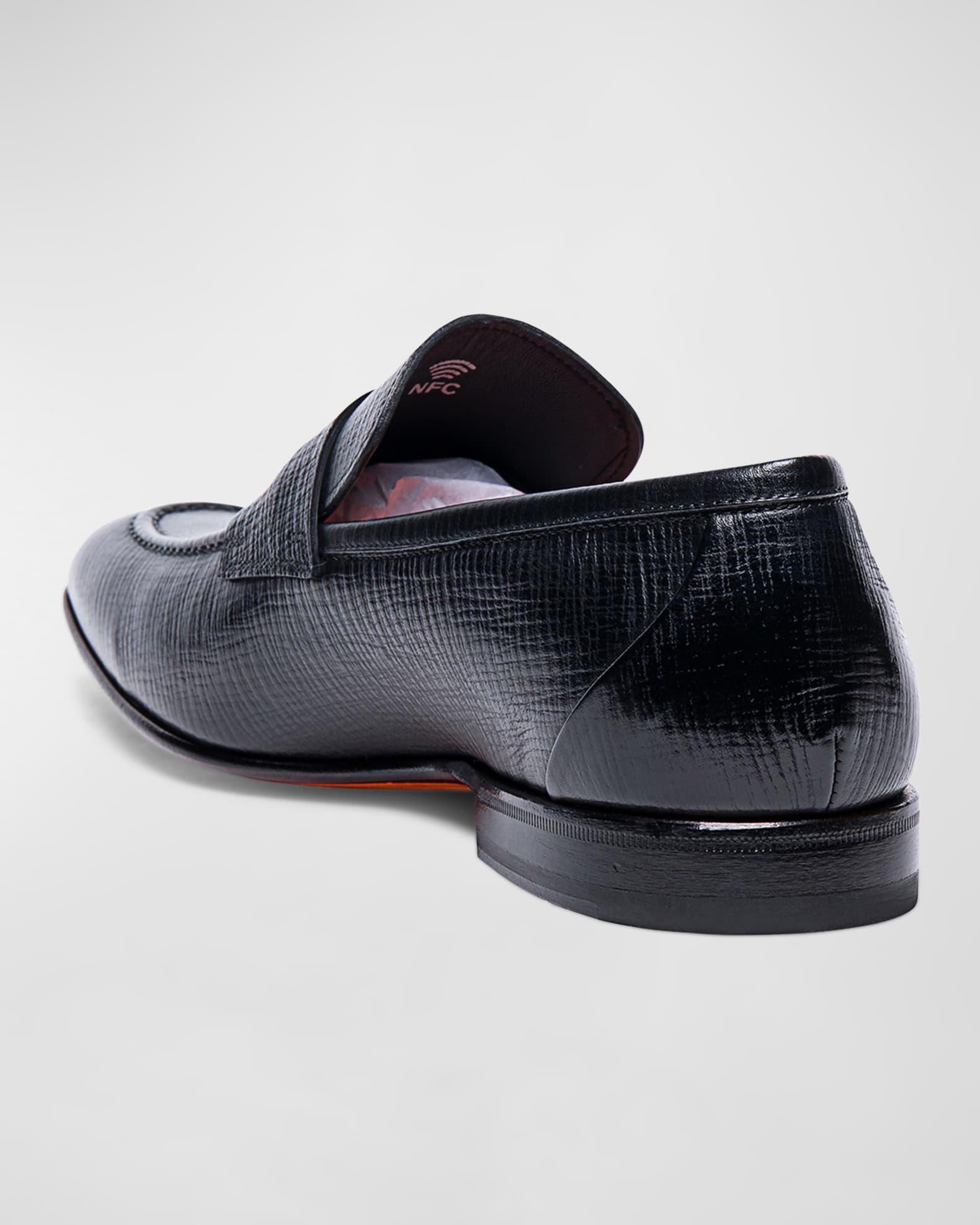 Men's Gannon Leather Penny Loafers Product Image