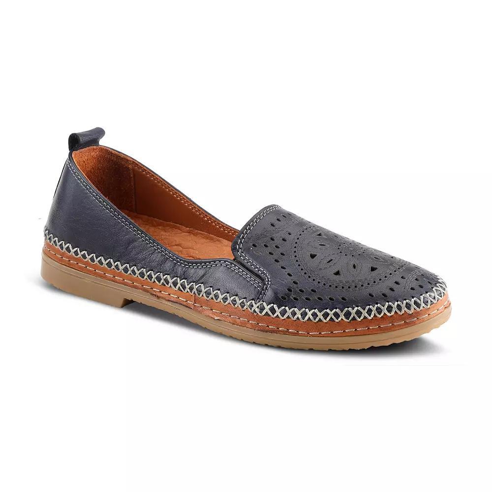 Spring Step Ingrid Women's Leather Loafers, Size: 36, Blue Product Image