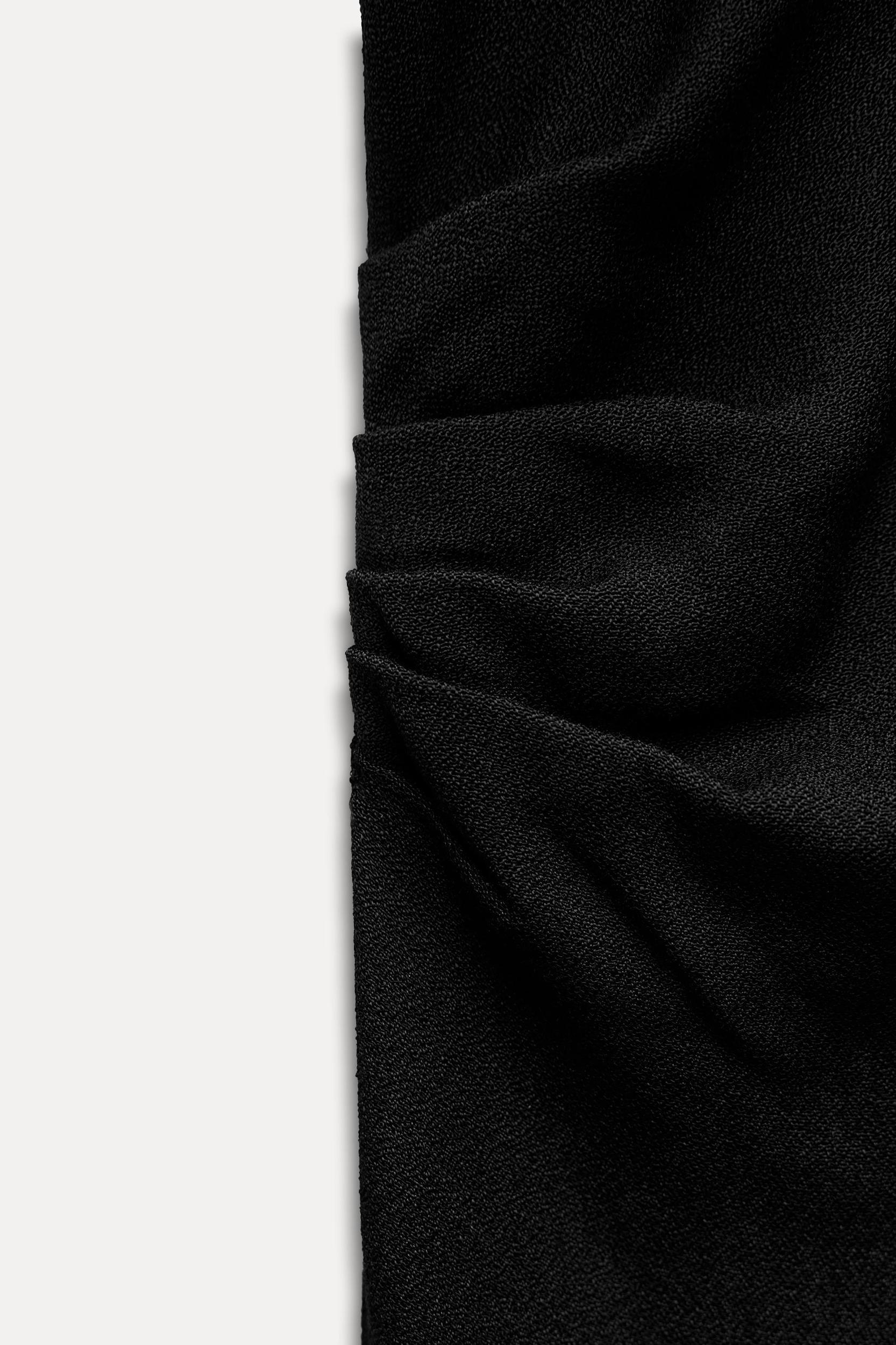 LONG DRAPED DRESS ZW COLLECTION Product Image