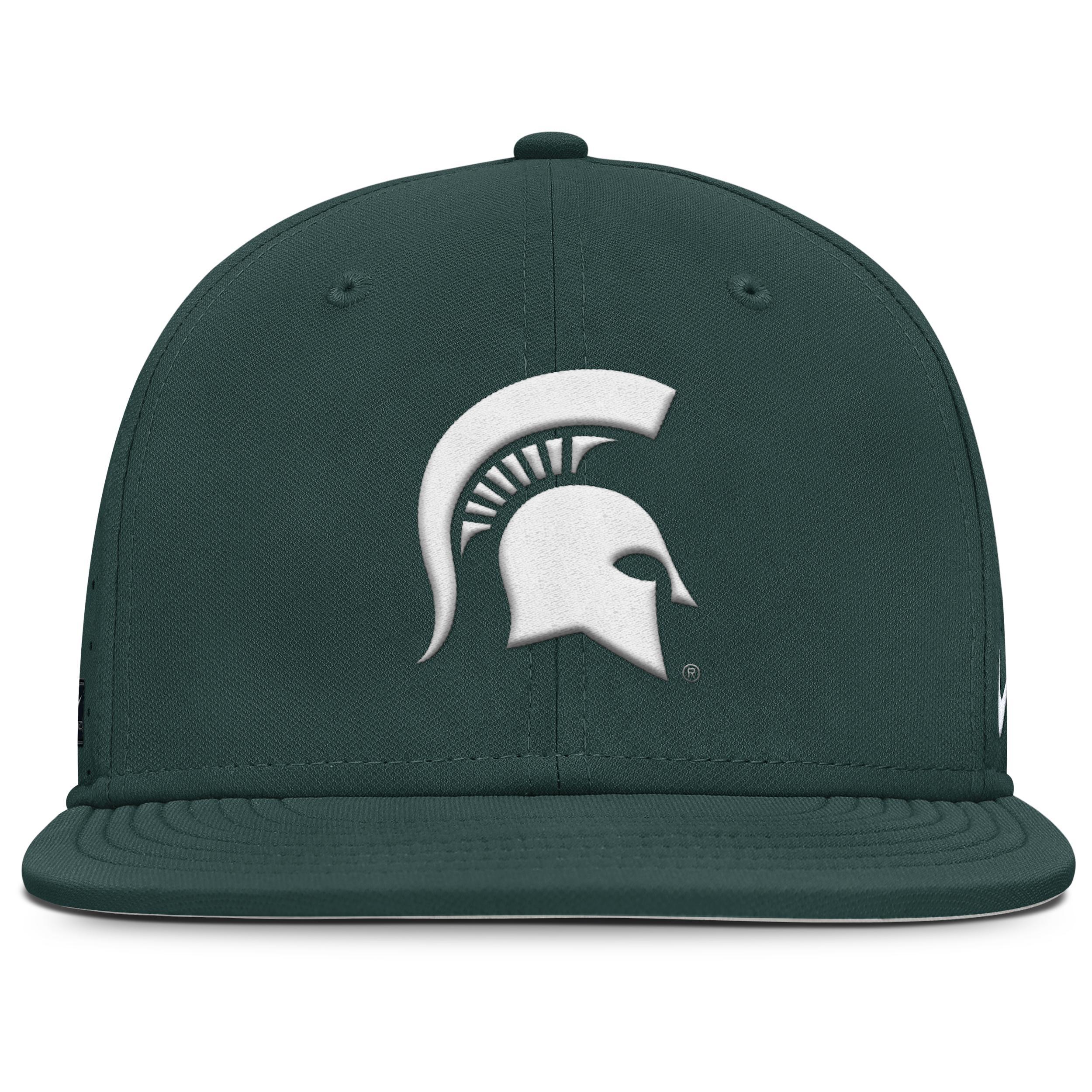 Michigan State Spartans Dugout True Men’s Nike Dri-FIT College Fitted Hat Product Image