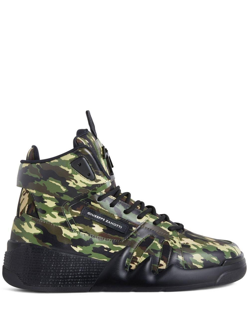 Talon camouflage high-top sneakers Product Image