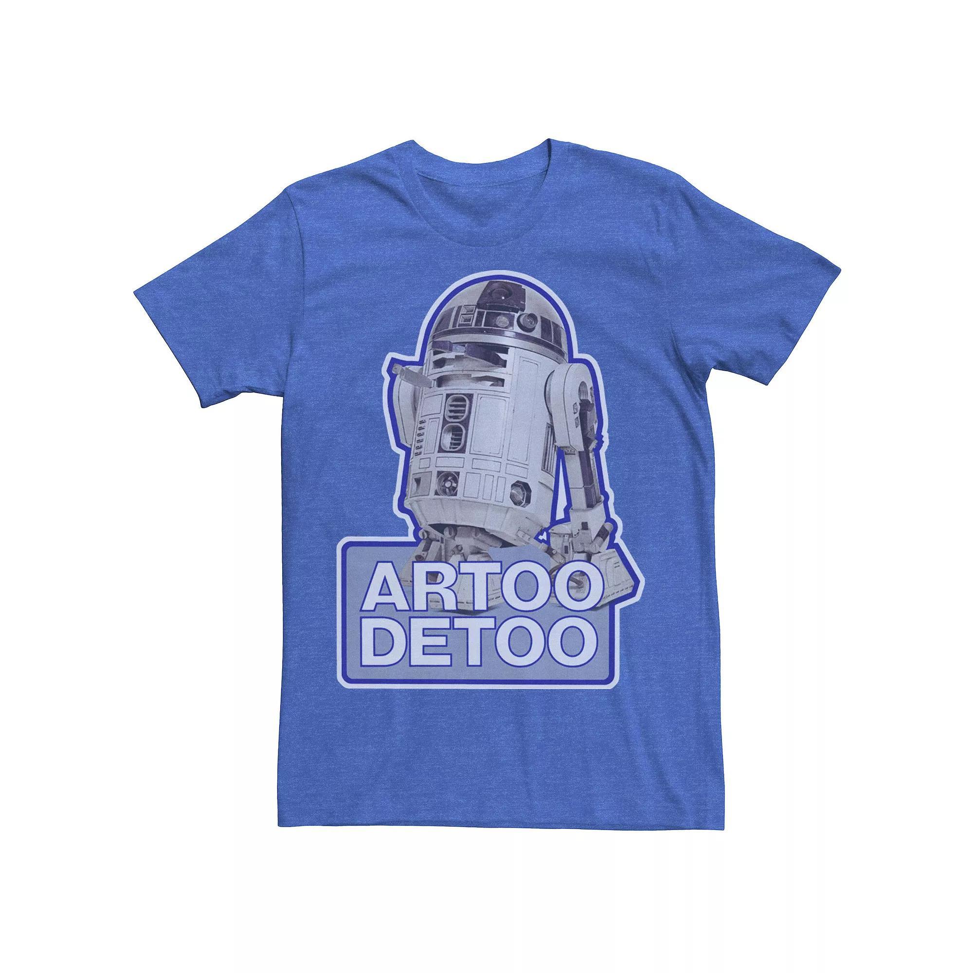 Men's Star Wars Artoo Detoo R2-D2 Sound It Out Tee, Size: XL, Royal Grey Product Image