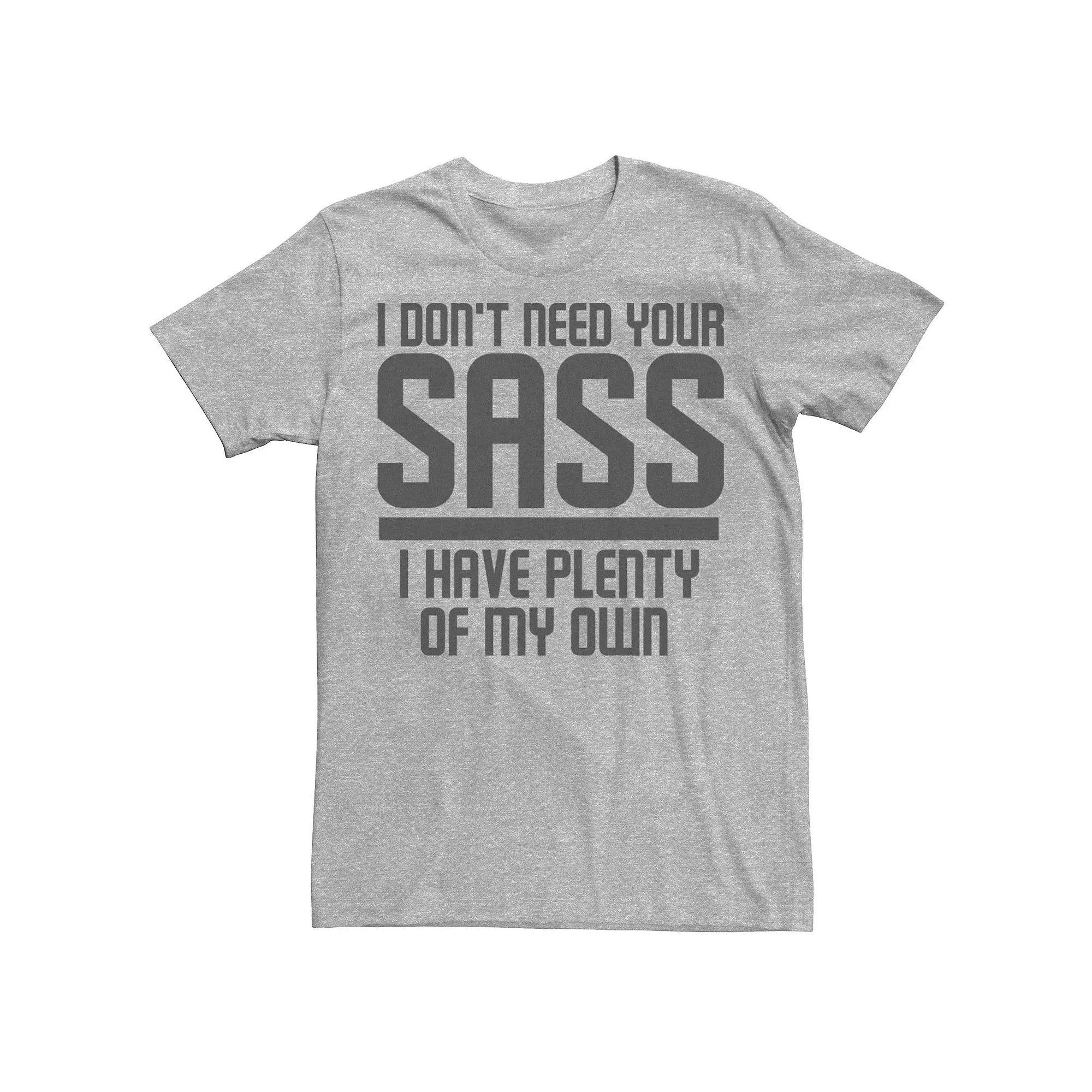 Men's Fifth Sun Your Sass Text Tee, Size: Small, Athletic Grey Product Image