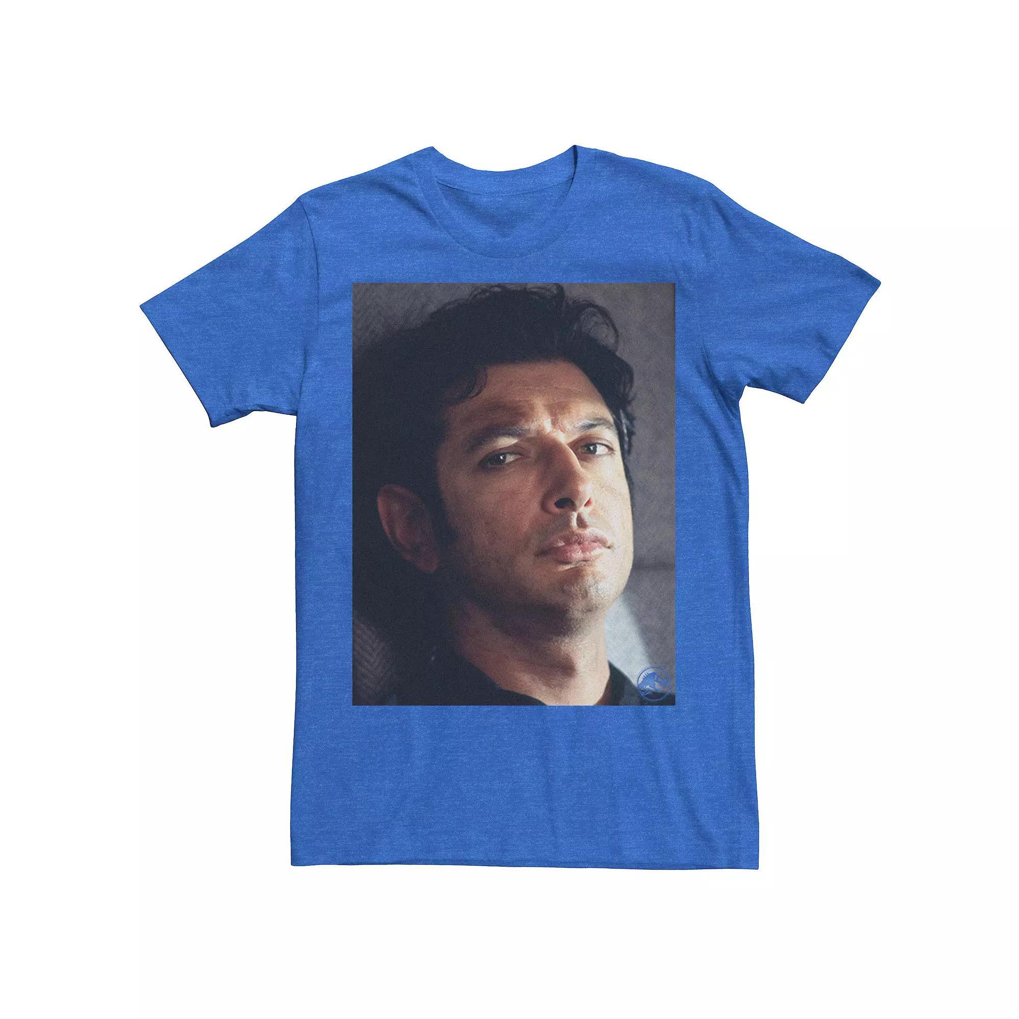Men's Jurassic Park Jeff Goldblum Stare Graphic Tee, Size: XXL, Kelly Product Image