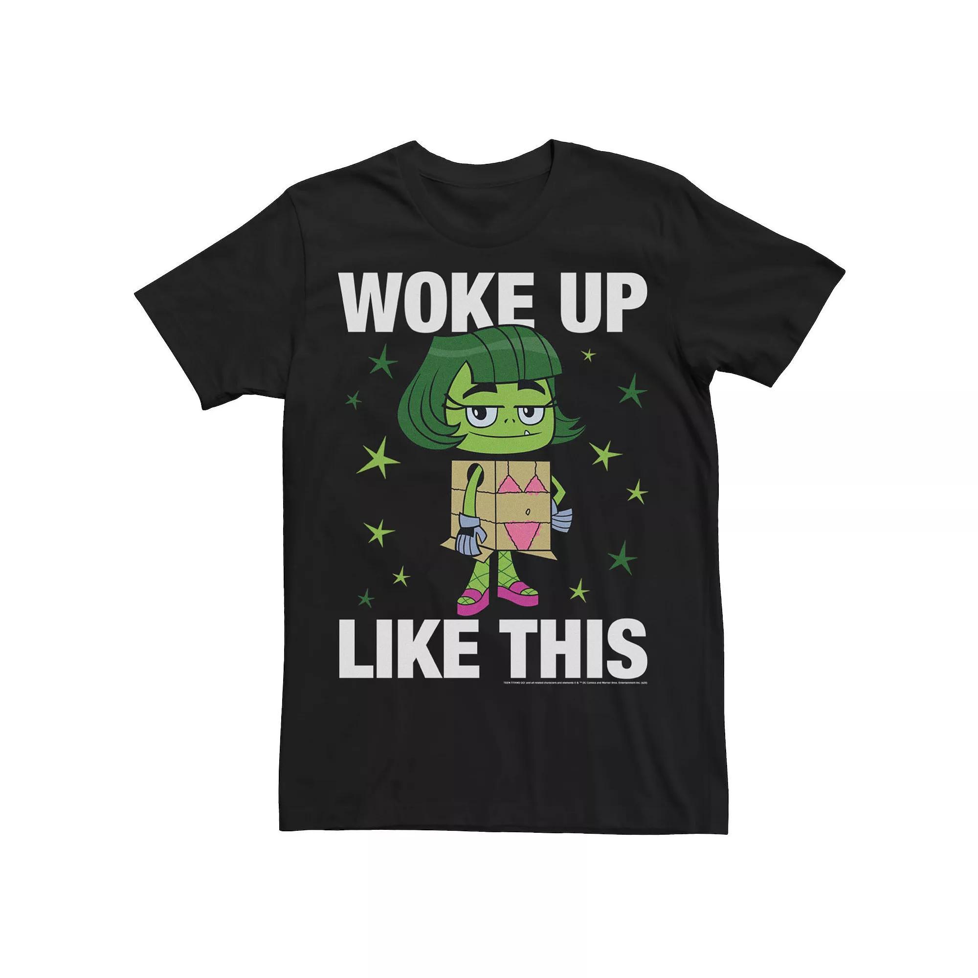 Men's DC Comics Teen Titans Go! Beast Boy Woke Up Like This Tee, Size: Medium, Black Product Image
