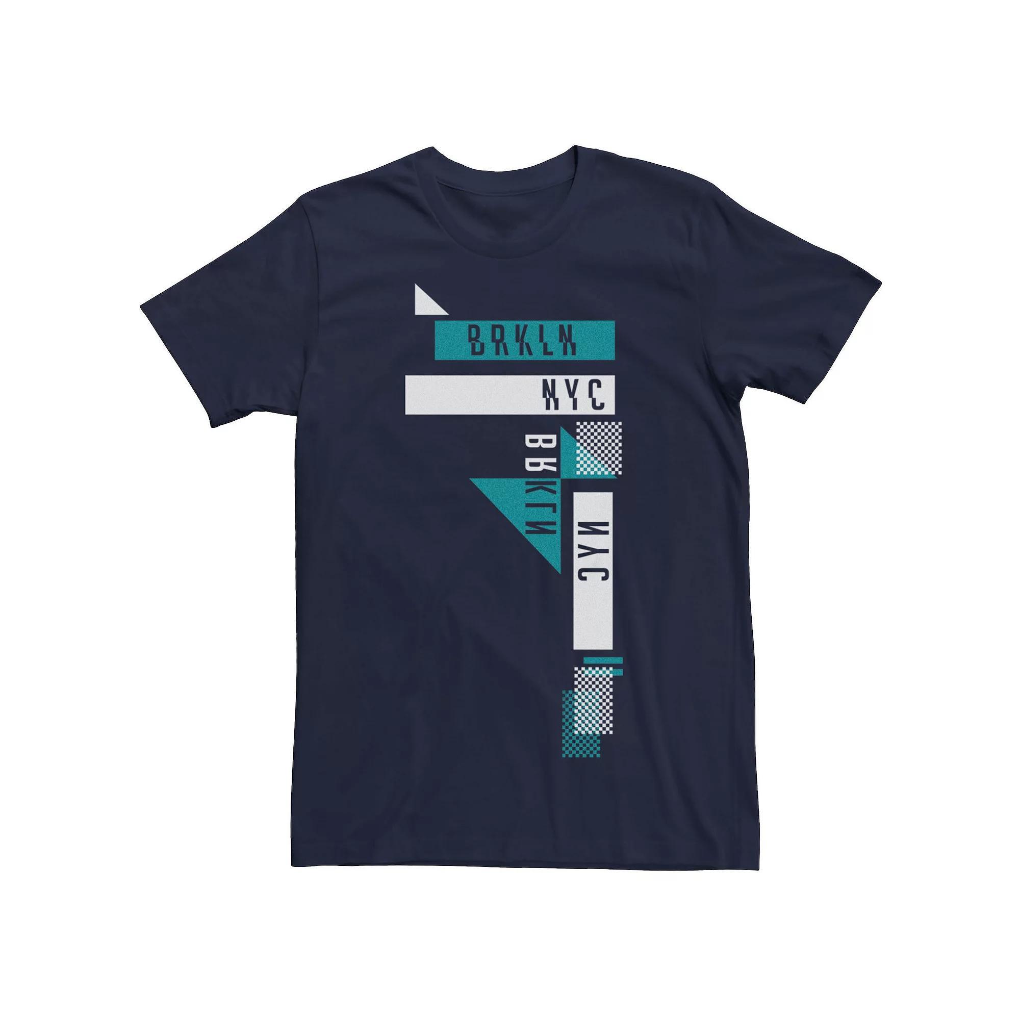 Men's Brooklyn New York City Graphic Tee, Size: Medium, Blue Product Image