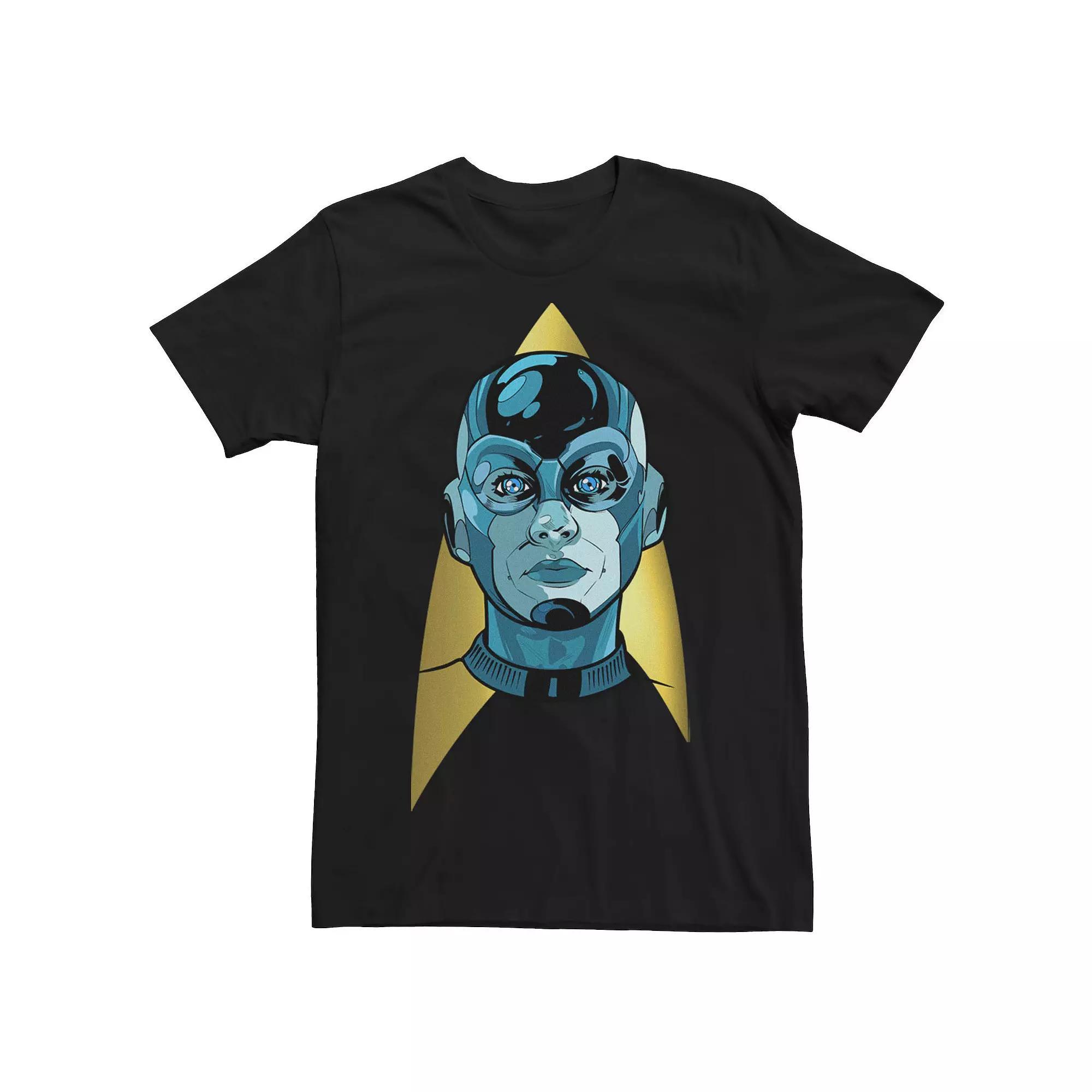 Men's Star Trek Airiam Headshot Tee, Size: XXL, Black Product Image