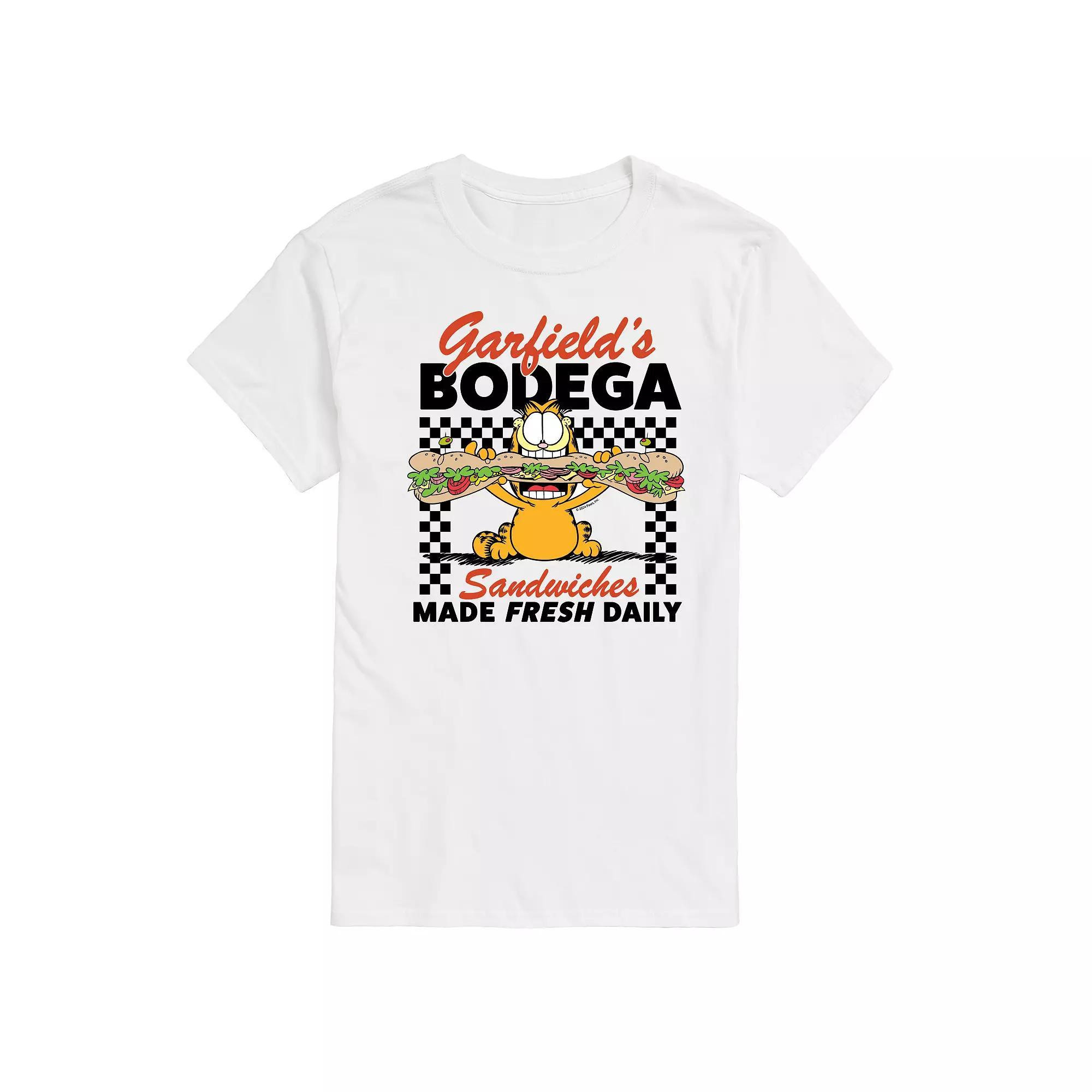 Big & Tall Garfield Bodega Sandwiches Graphic Tee, Mens Product Image