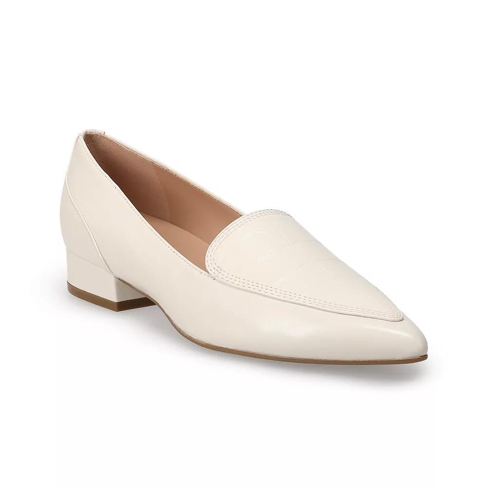 Cole Haan Vialetta Women's Pointed Toe Loafers, Size: 9.5, Ivory Product Image