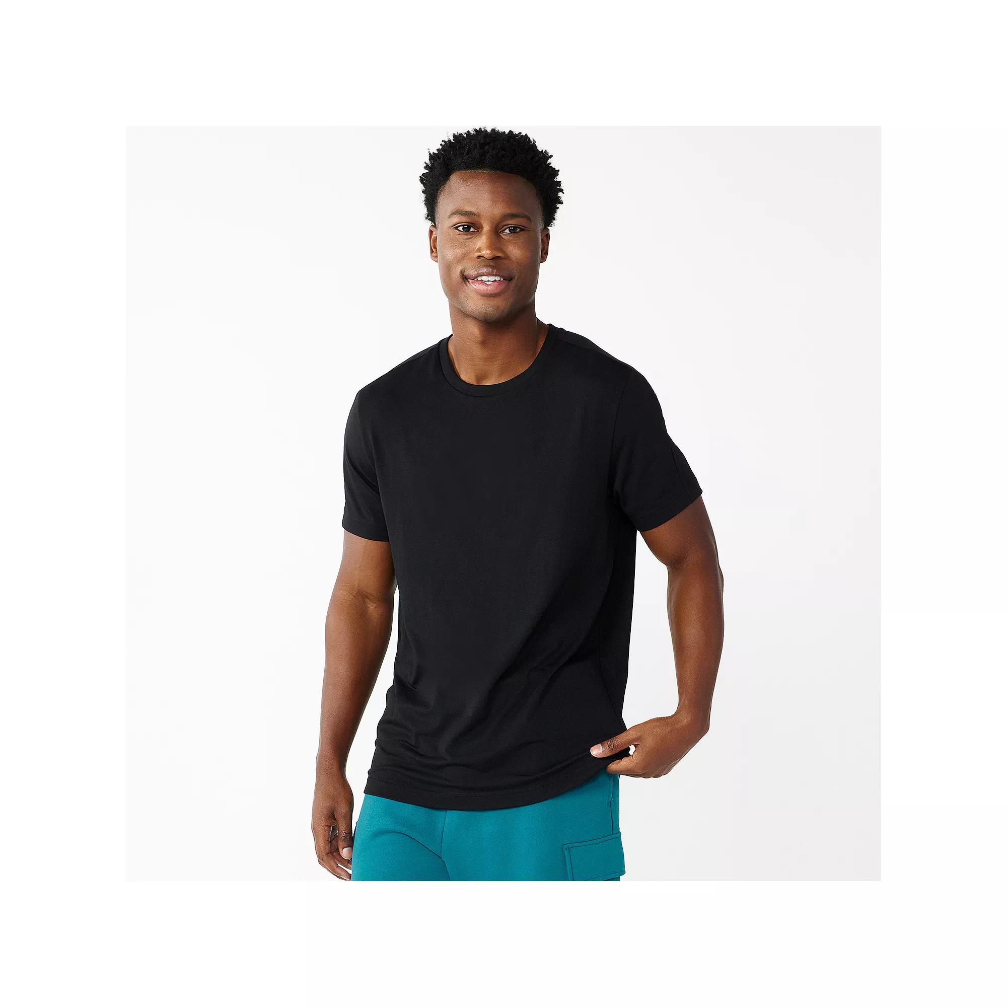 Men's Tek Gear® Essential Gear Tee, Size: Small, Mineral Black Product Image