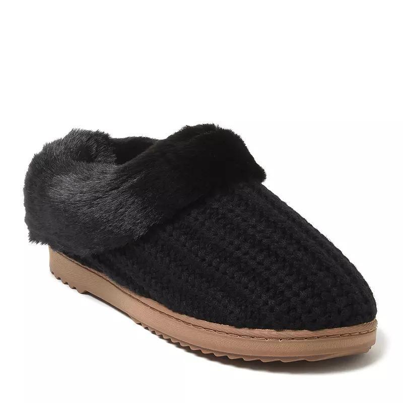 Dearfoams Hannah Festive Knit Womens Clog Slippers Product Image