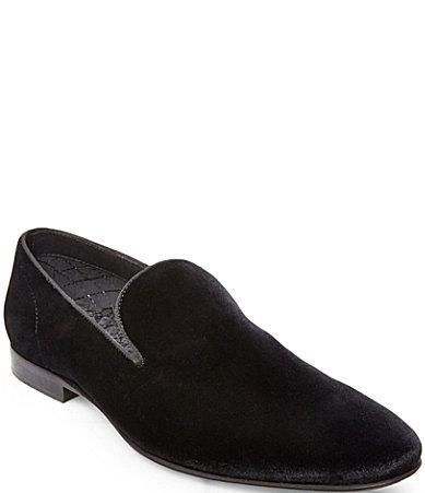 Steve Madden Mens Laight Velvet Slip On Loafers Product Image