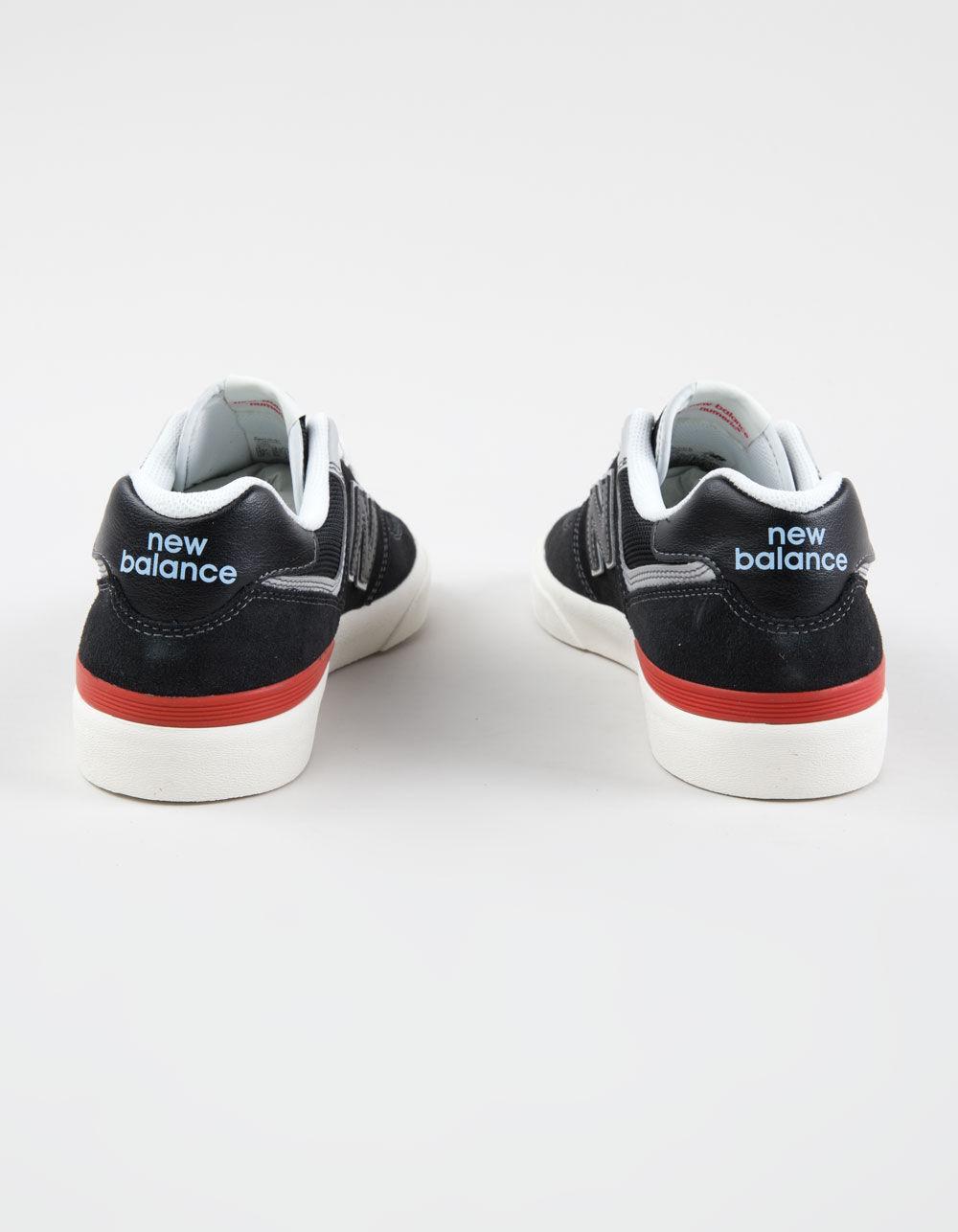 NEW BALANCE 574 Numeric Vulc Skate Shoes - BLK/WHT Product Image