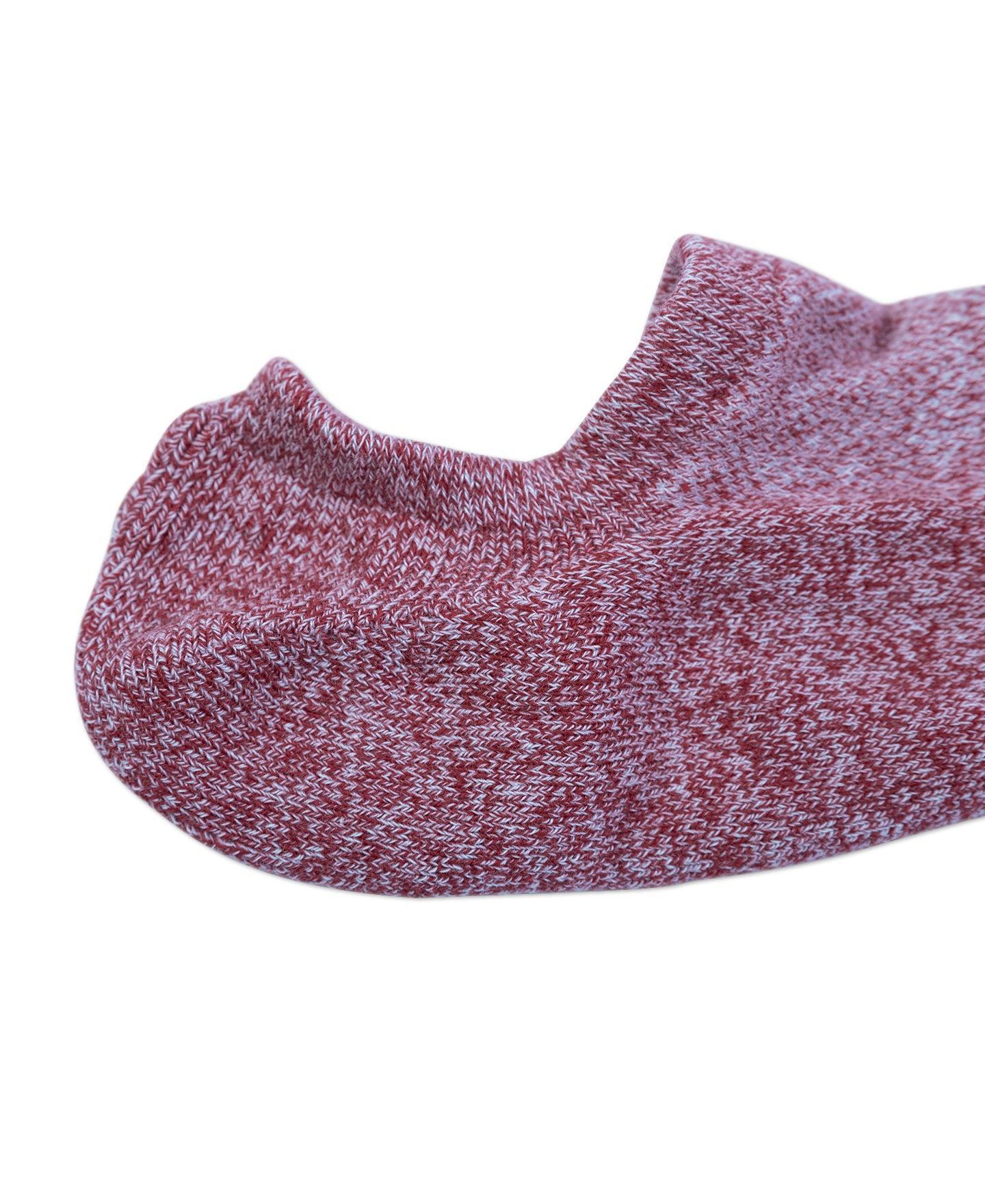 Colored Cotton No Show Socks - Navy Product Image