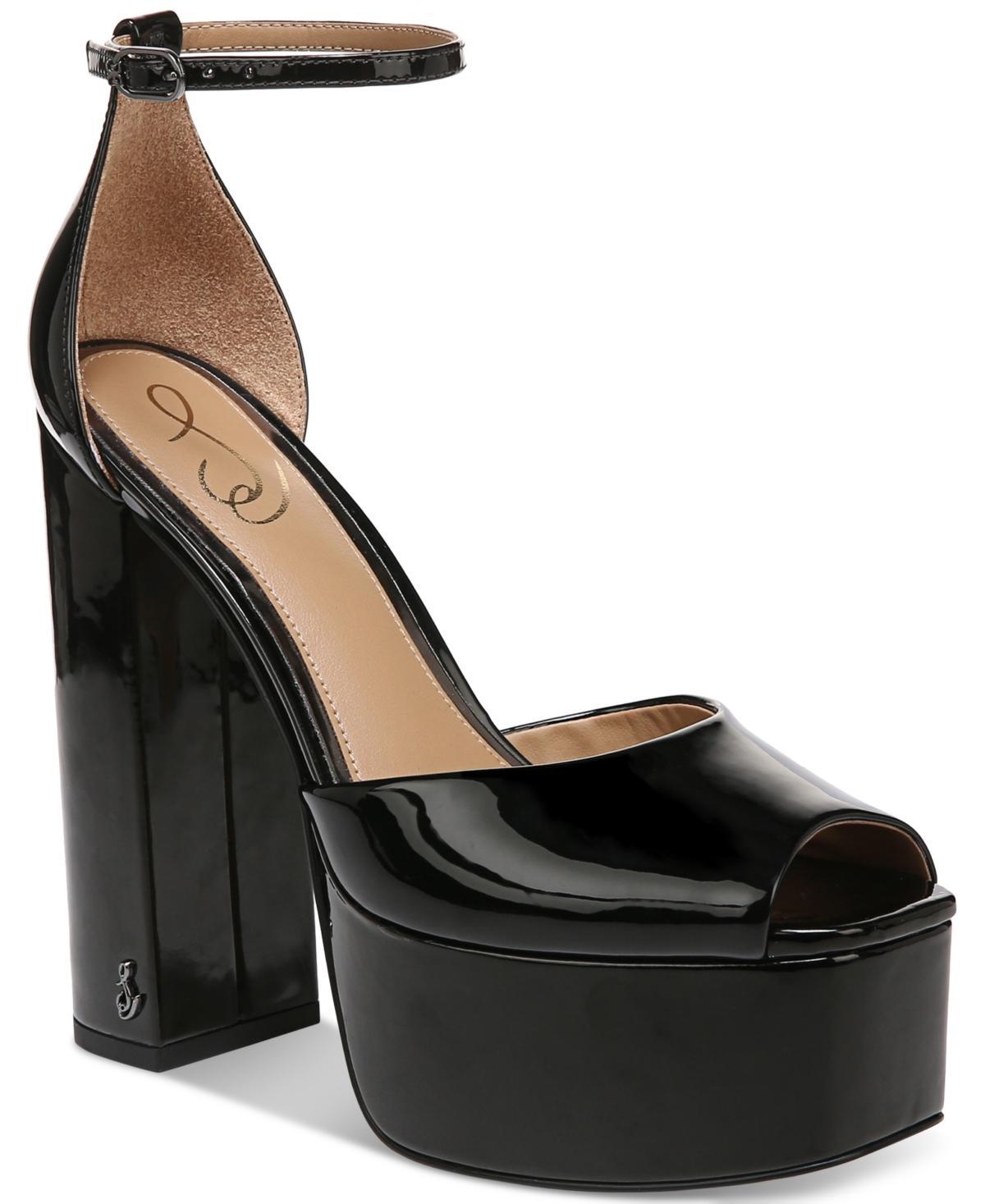 Sam Edelman Womens Kori Flora High Heel Platform Sandals Product Image