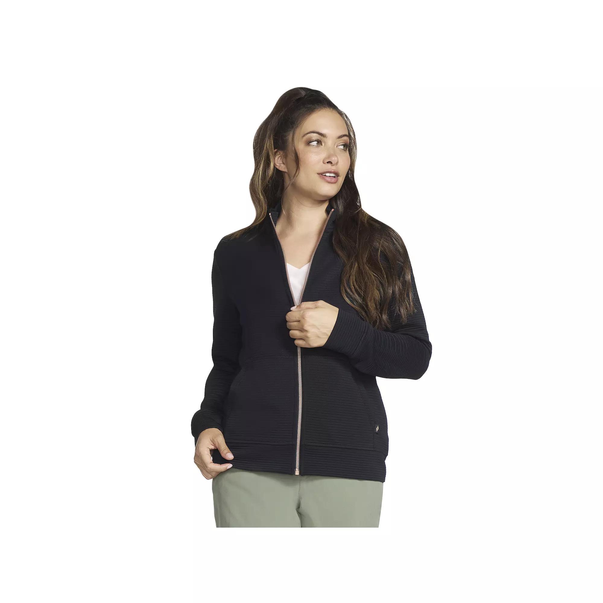 Women's Skechers® GOWALK™ Everywhere Zip-Up Jacket, Size: XL, Blue Iris Product Image