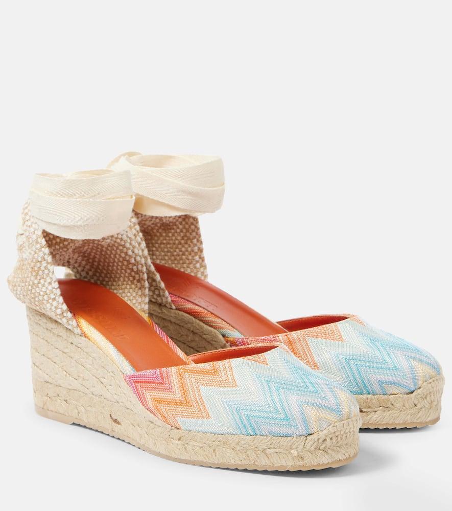 MISSONI Eva 60 Espadrille Wedges In Multicolor Product Image