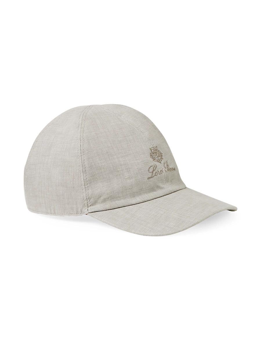 Mens Linen Baseball Cap Product Image