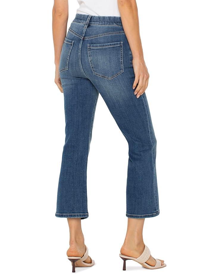 Petite Gia Glider Pull-on Crop Flare With Exposed Button Product Image