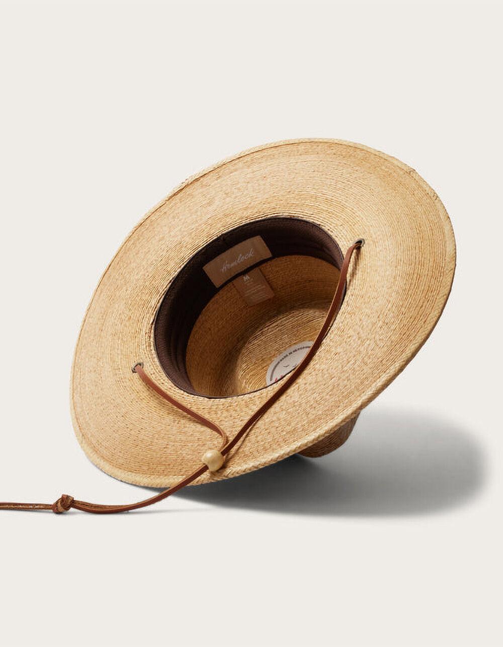 HEMLOCK HAT CO. Bruma Cowboy Straw Hat - LIGHT TAN Product Image