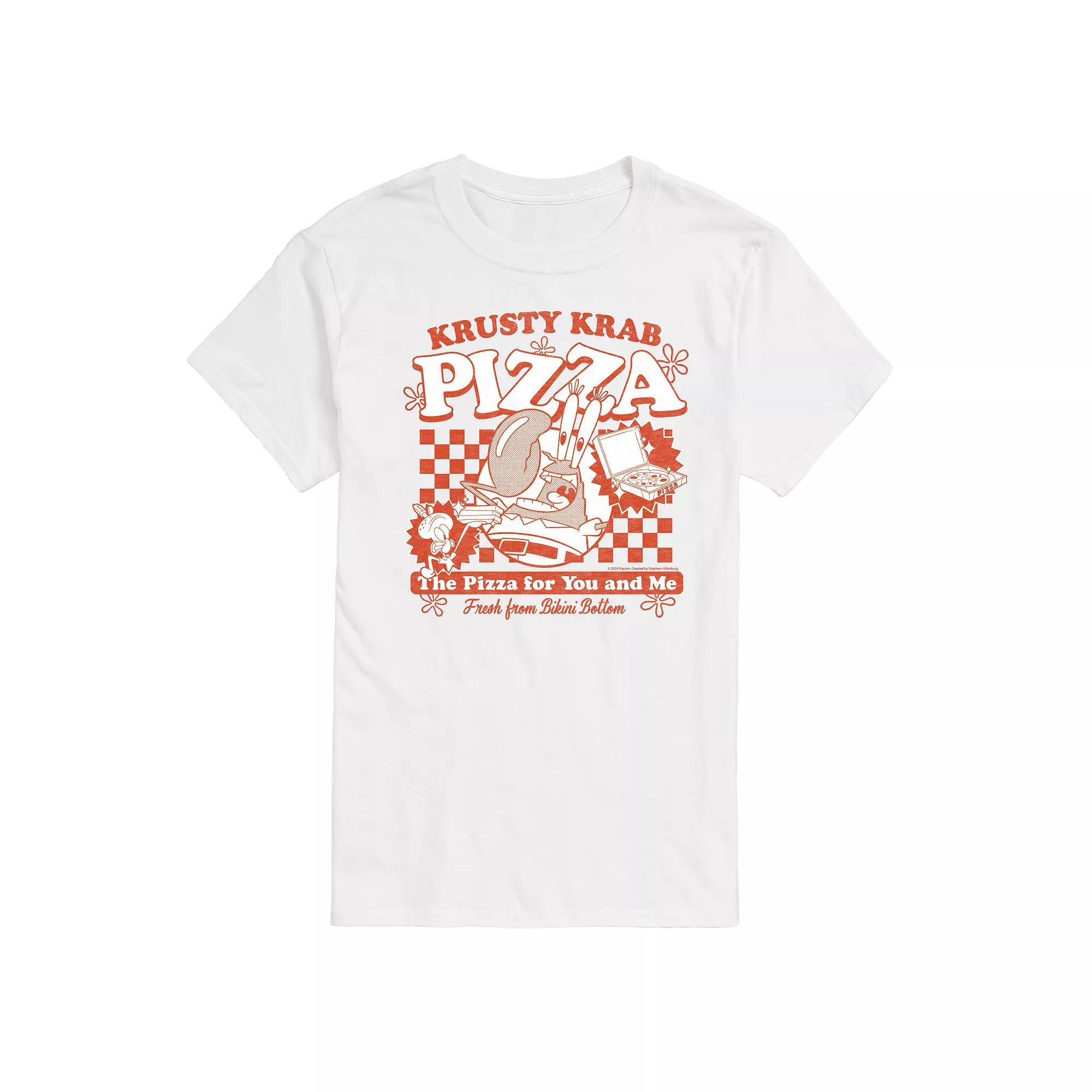Mens SpongeBob SquarePants Krusty Krab Pizza Graphic Tee Product Image