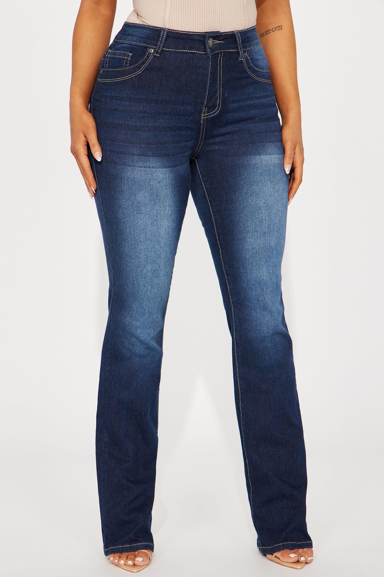 Bling It On Stretch Bootcut Jeans - Dark Wash Product Image