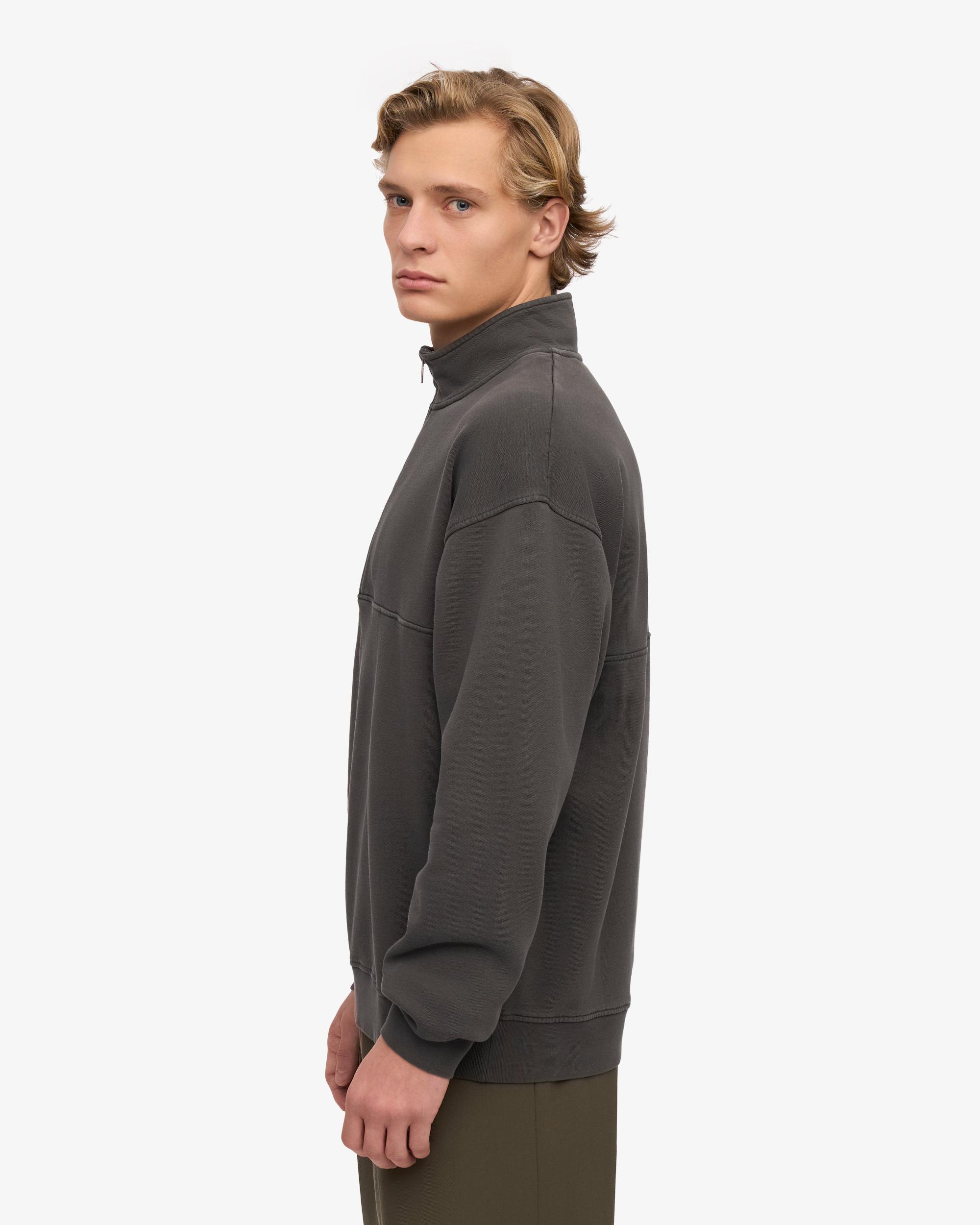 Organic Quarter Zip - Lava Grey Product Image
