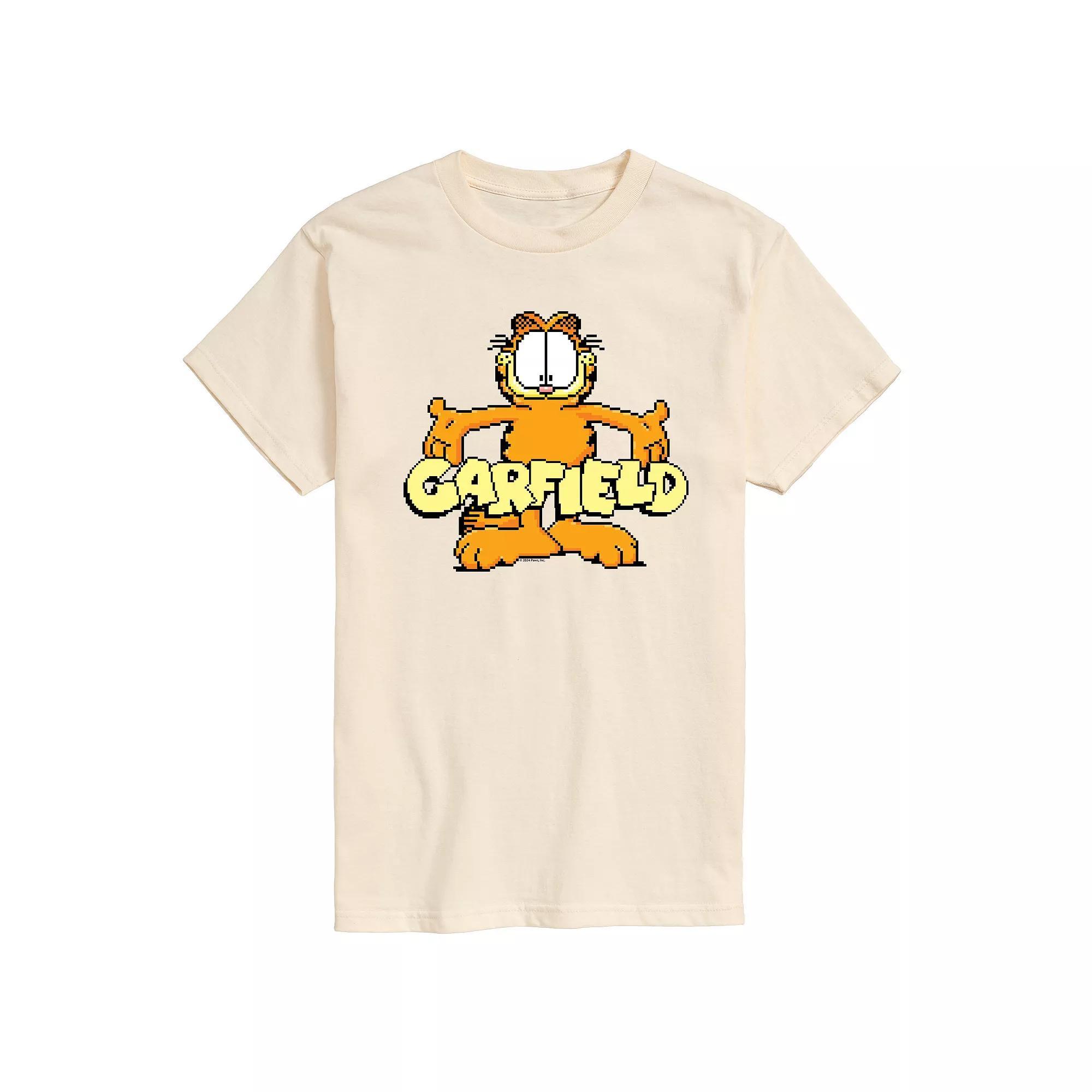 Mens Garfield Standing Logo Graphic Tee Product Image