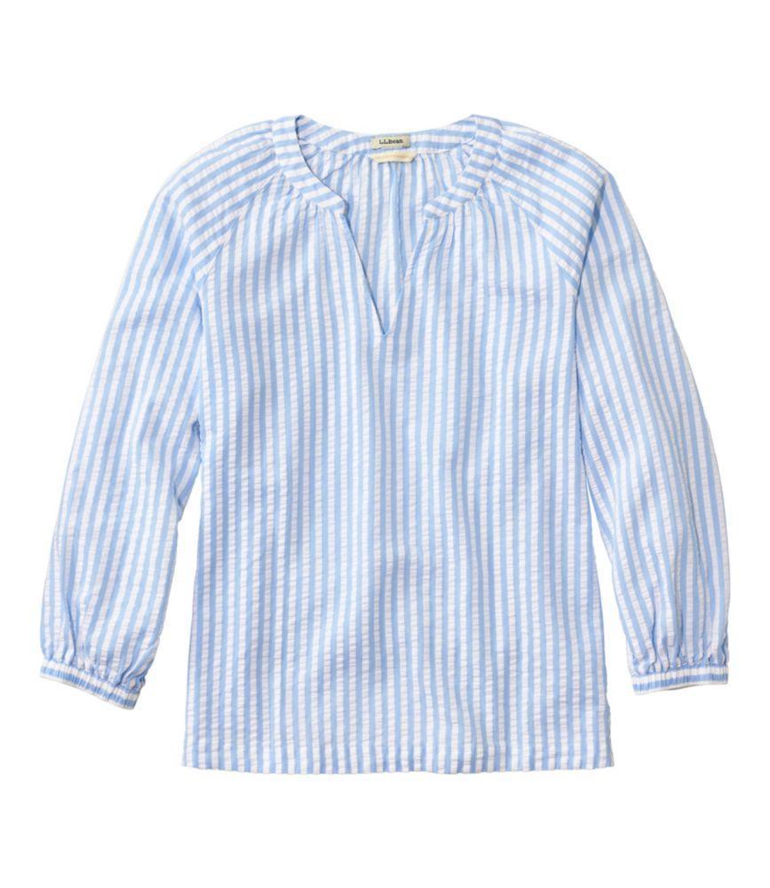 
                            
                                
                                    
                                
                            Women's Bean's Seacoast Seersucker Splitneck Shirt
                         Product Image