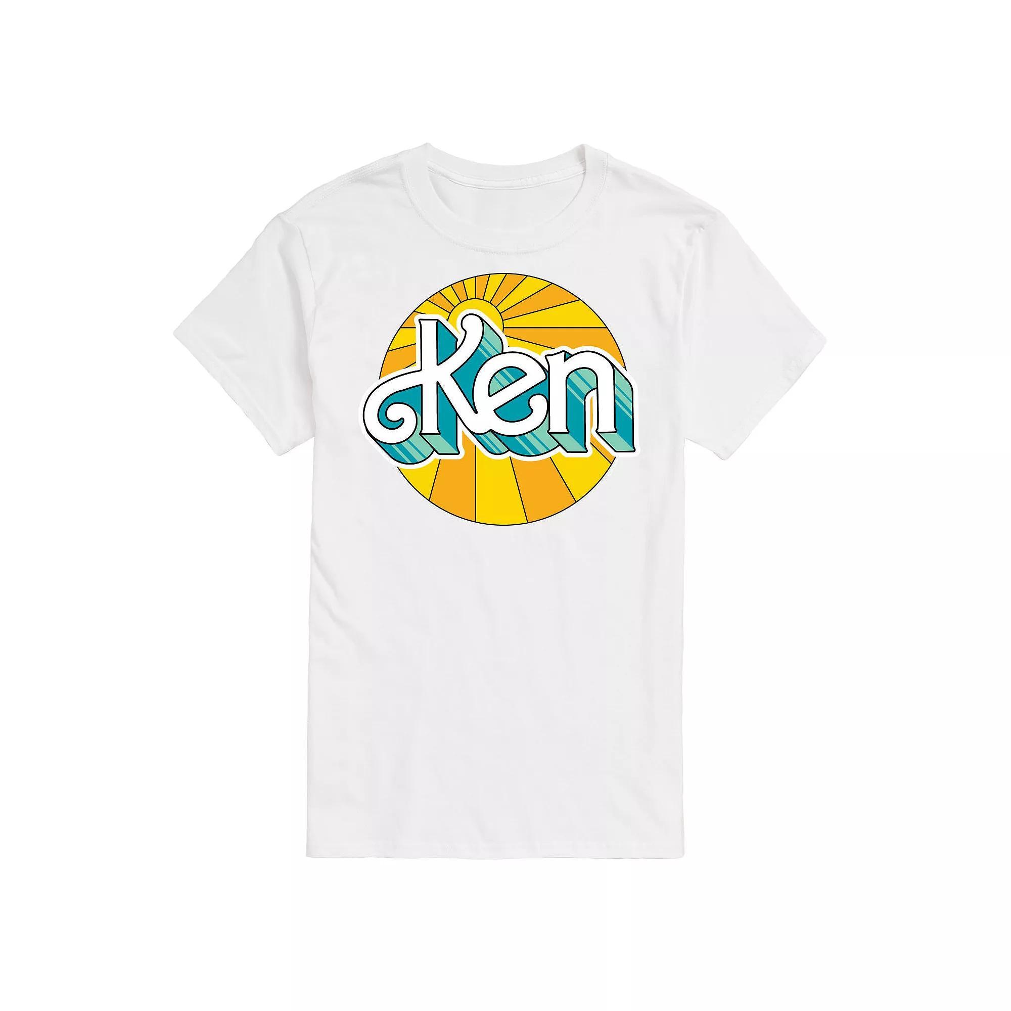 Big & Tall Barbie Ken Sunburst Graphic Tee, Mens Product Image