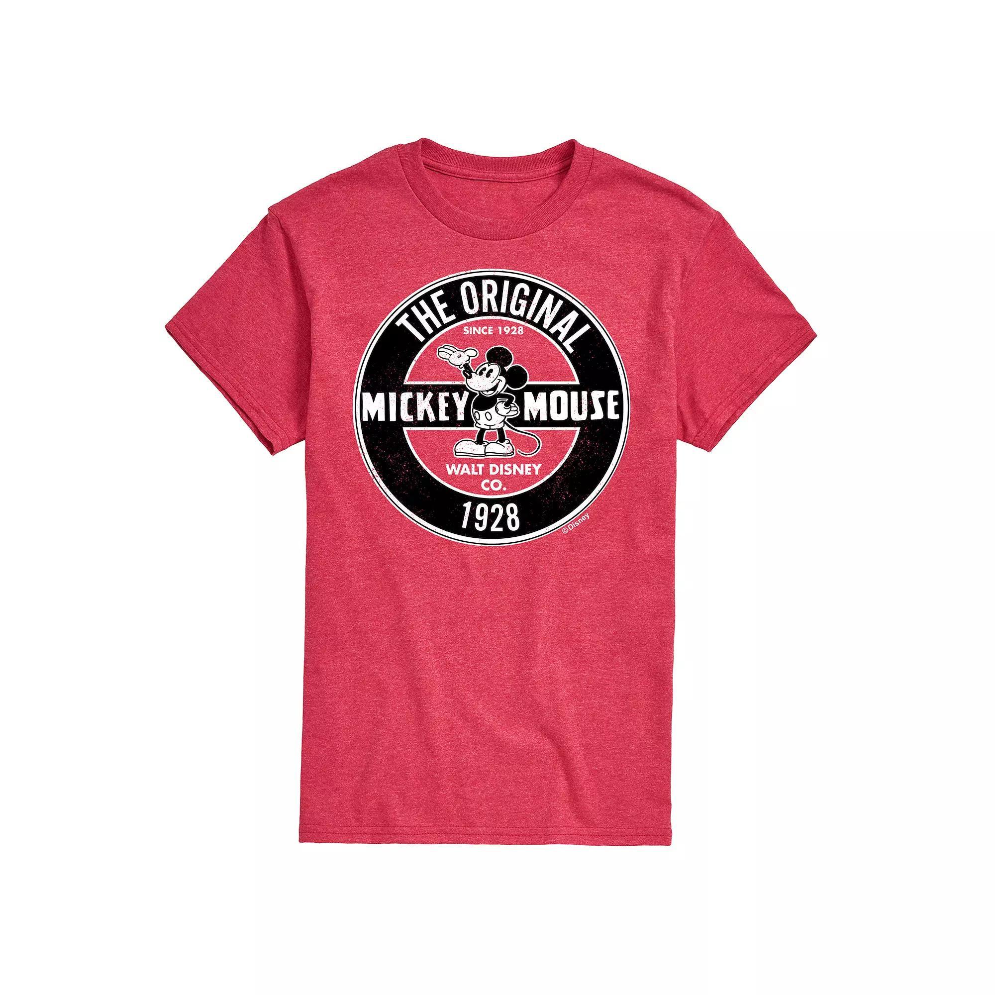 Disney's Mickey Original Men's Graphic Tee, Size: XXL, Gray Product Image