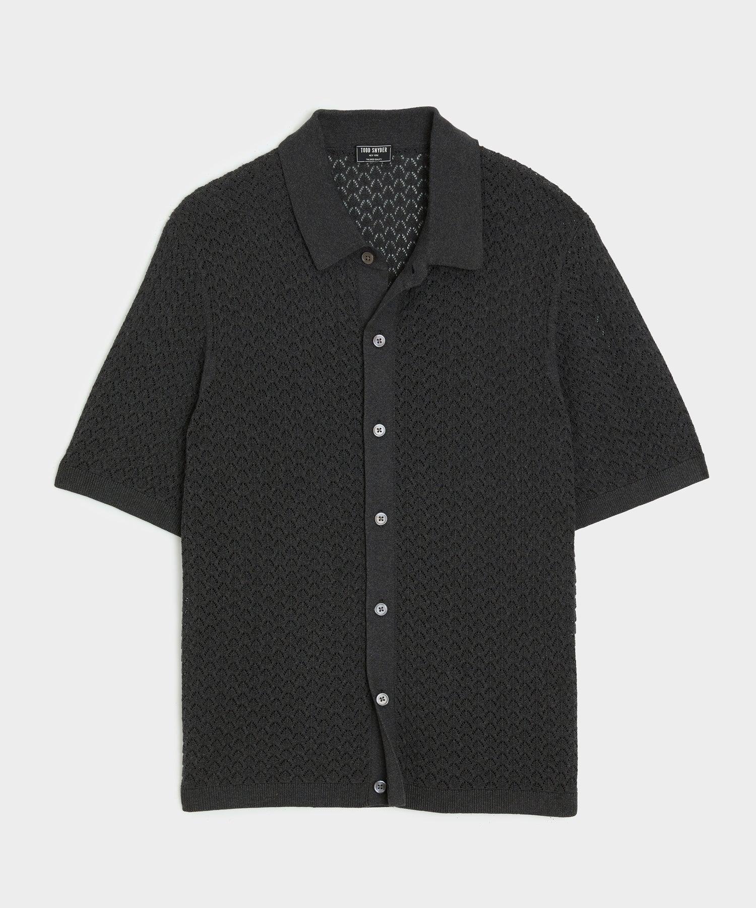 Silk-Cotton Sweater Polo Product Image
