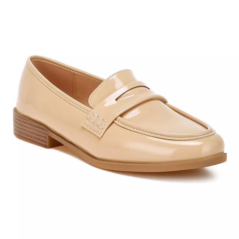London Rag Mogul Flat Women's Loafers, Size: 8, Beige Product Image