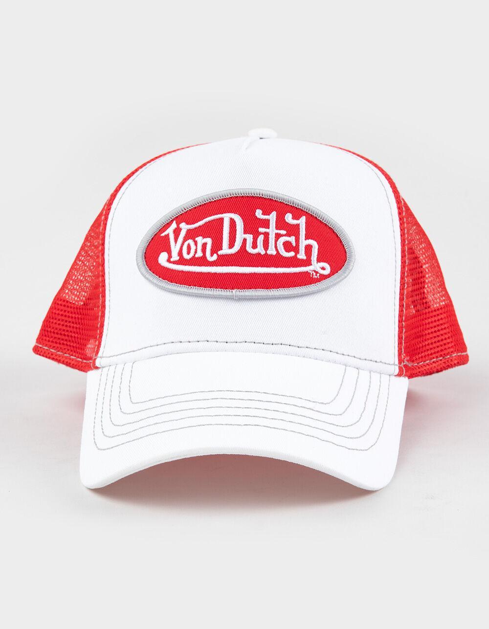 VON DUTCH Staple Trucker Hat - WHITE COMBO Product Image