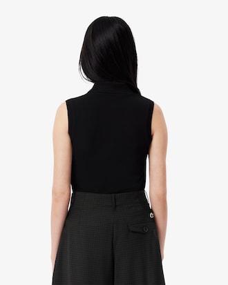 Slim Fit L.12.D Sleeveless Stretch Polo Shirt Product Image