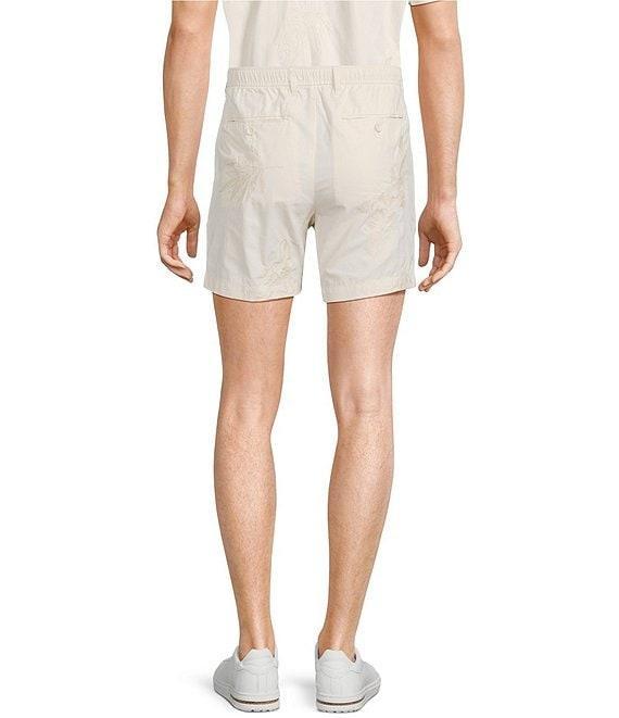 Murano Crocodile World Collection Place Print Embroidery 5.5#double; Inseam Shorts Product Image