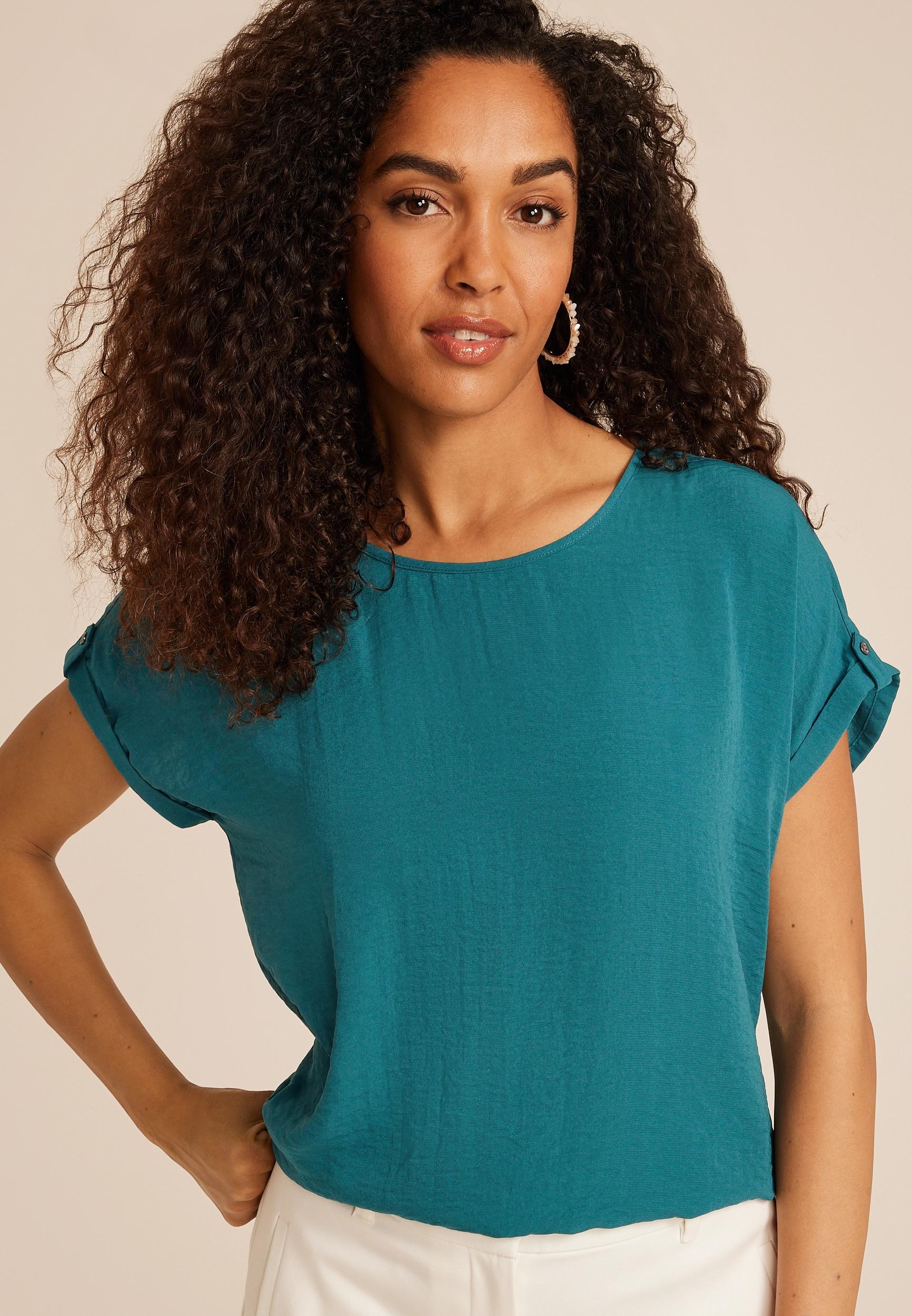 Delton Zipper Back Blouse Product Image