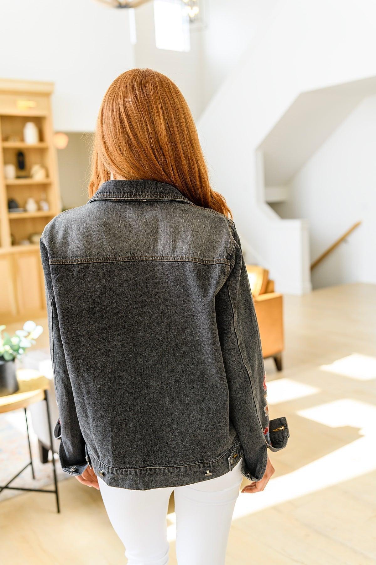 Lovely Visions Flower Embroidered Jacket (Online Exclusive) Product Image