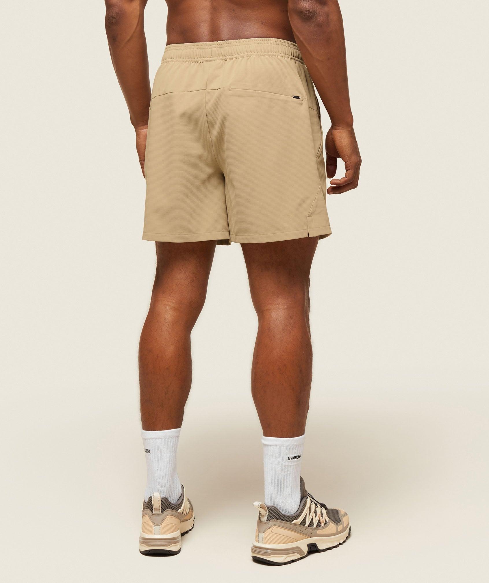 Gymshark everywear Ripstop Shorts - Deep Fawn Brown Male Product Image