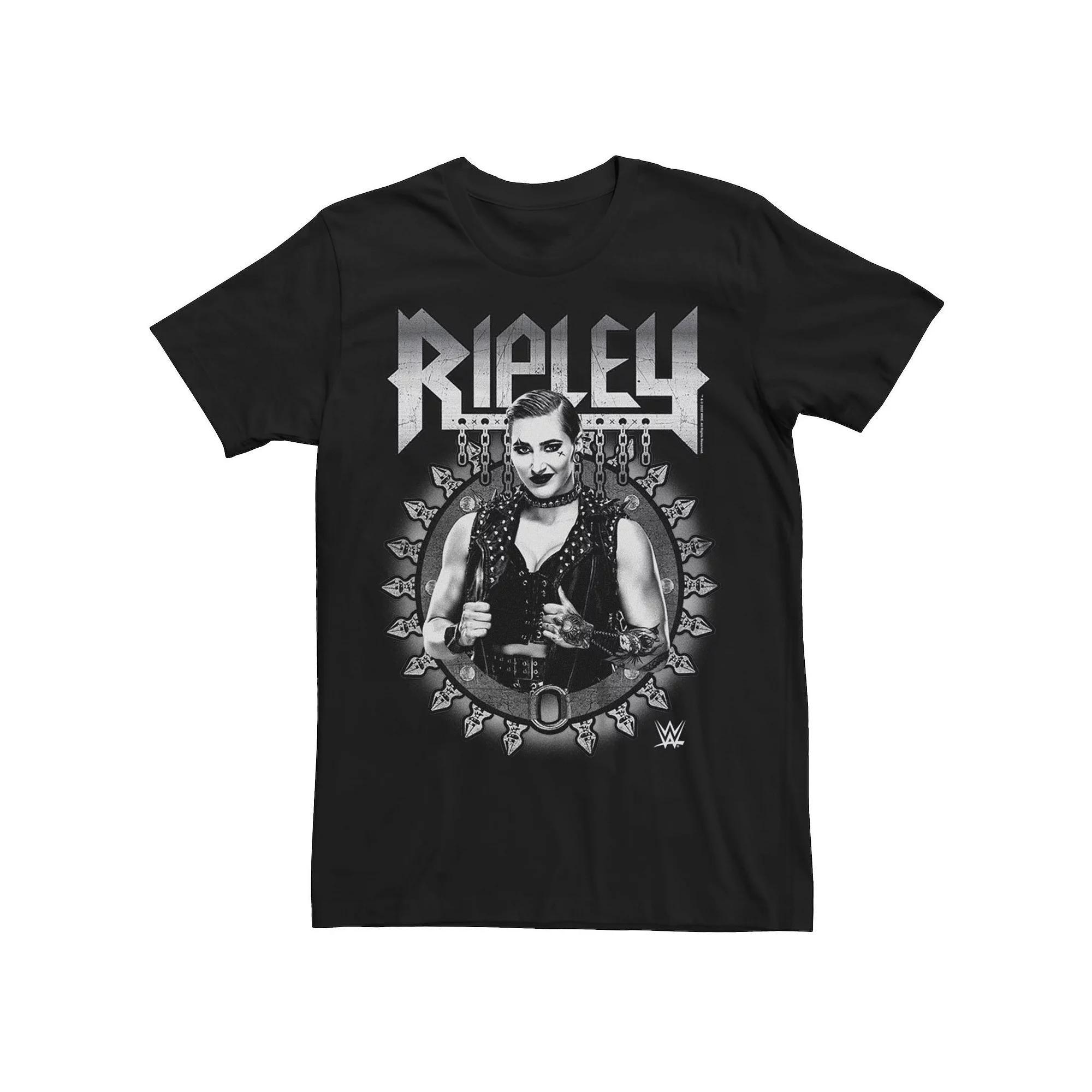 Men's WWE Ripley Metal Color Poster Tee, Size: Medium, Black Product Image