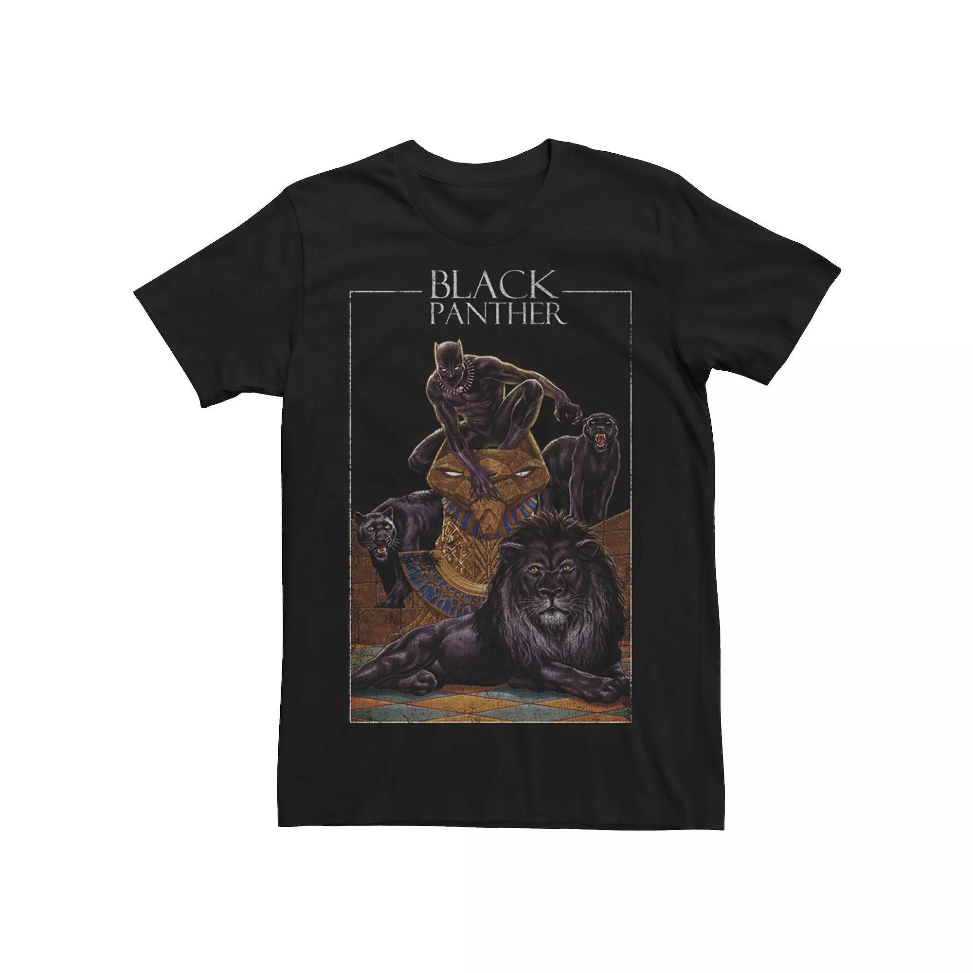 Men's Marvel Black Panther Poster Tee, Size: XXL Product Image