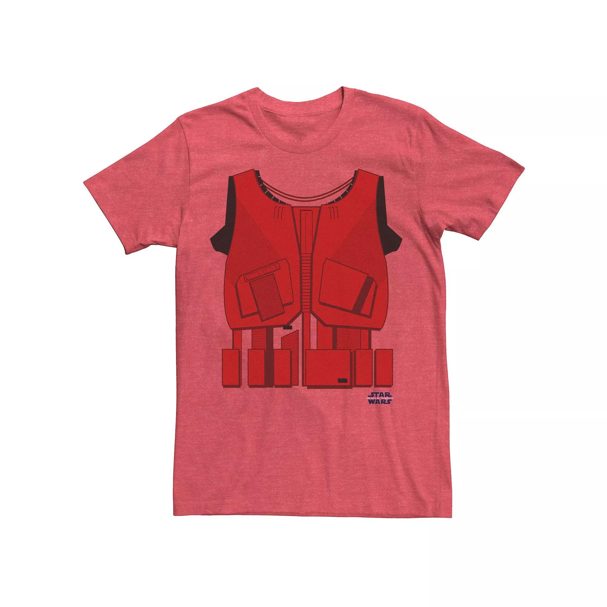 Men's Star Wars The Rise Of Skywalker Halloween Red Sith Costume Graphic Tee, Size: Small, Red Hthr Product Image
