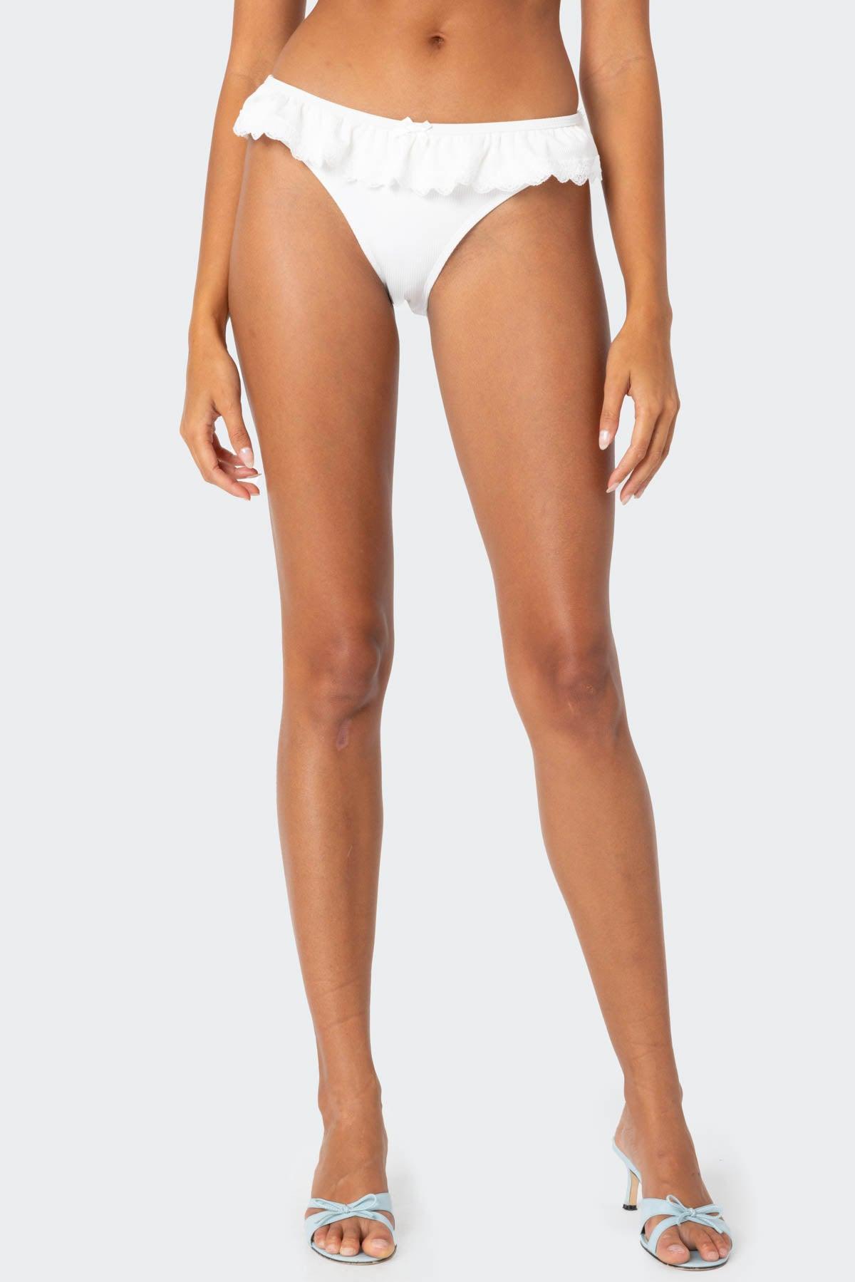 Lacey Ruffled Bikini Bottom Product Image